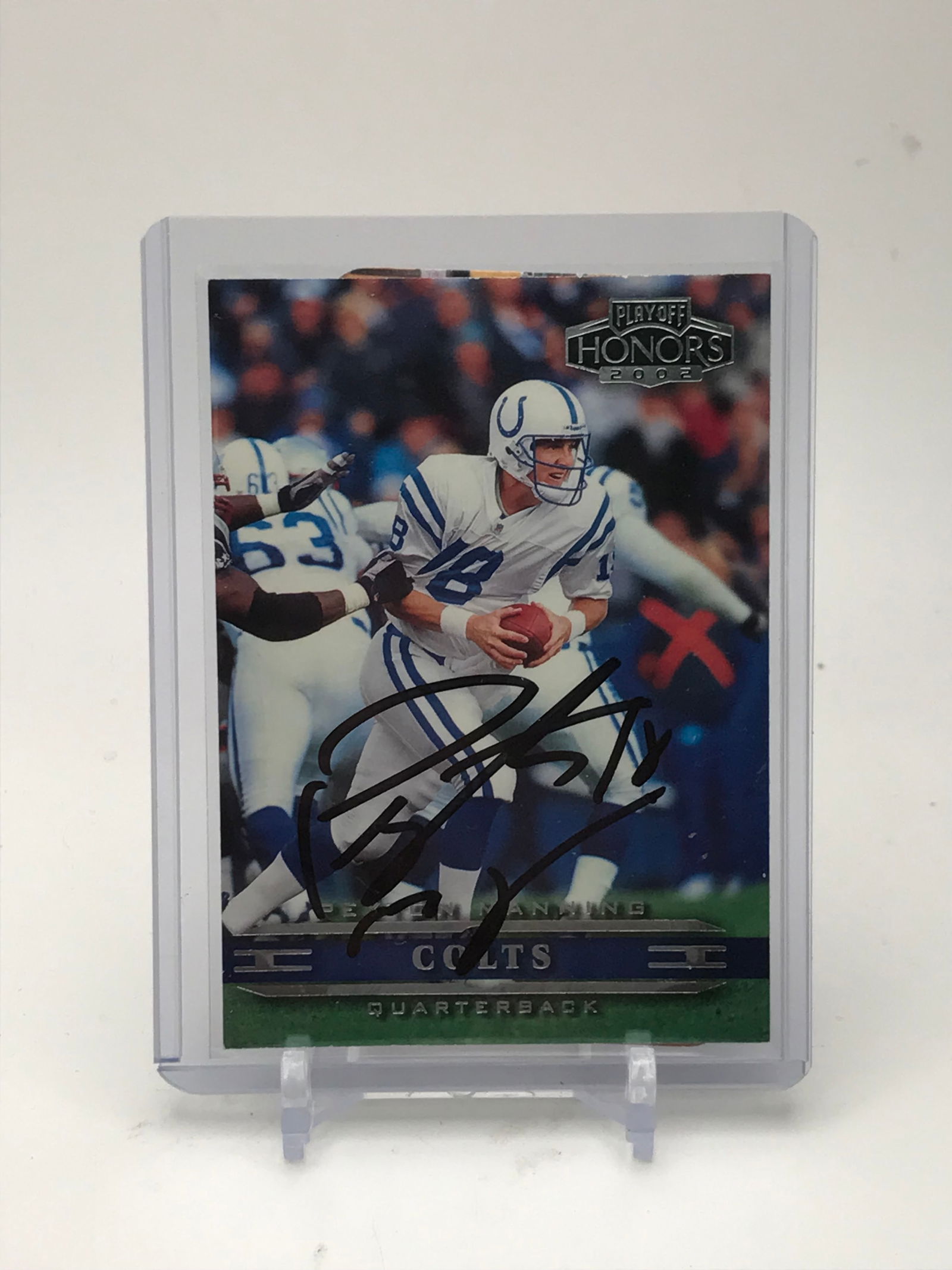 PEYTON MANNING SIGNED PANINI TRADING CARD (AUTOGRAPH EXPERTS COA) (1 of 2)