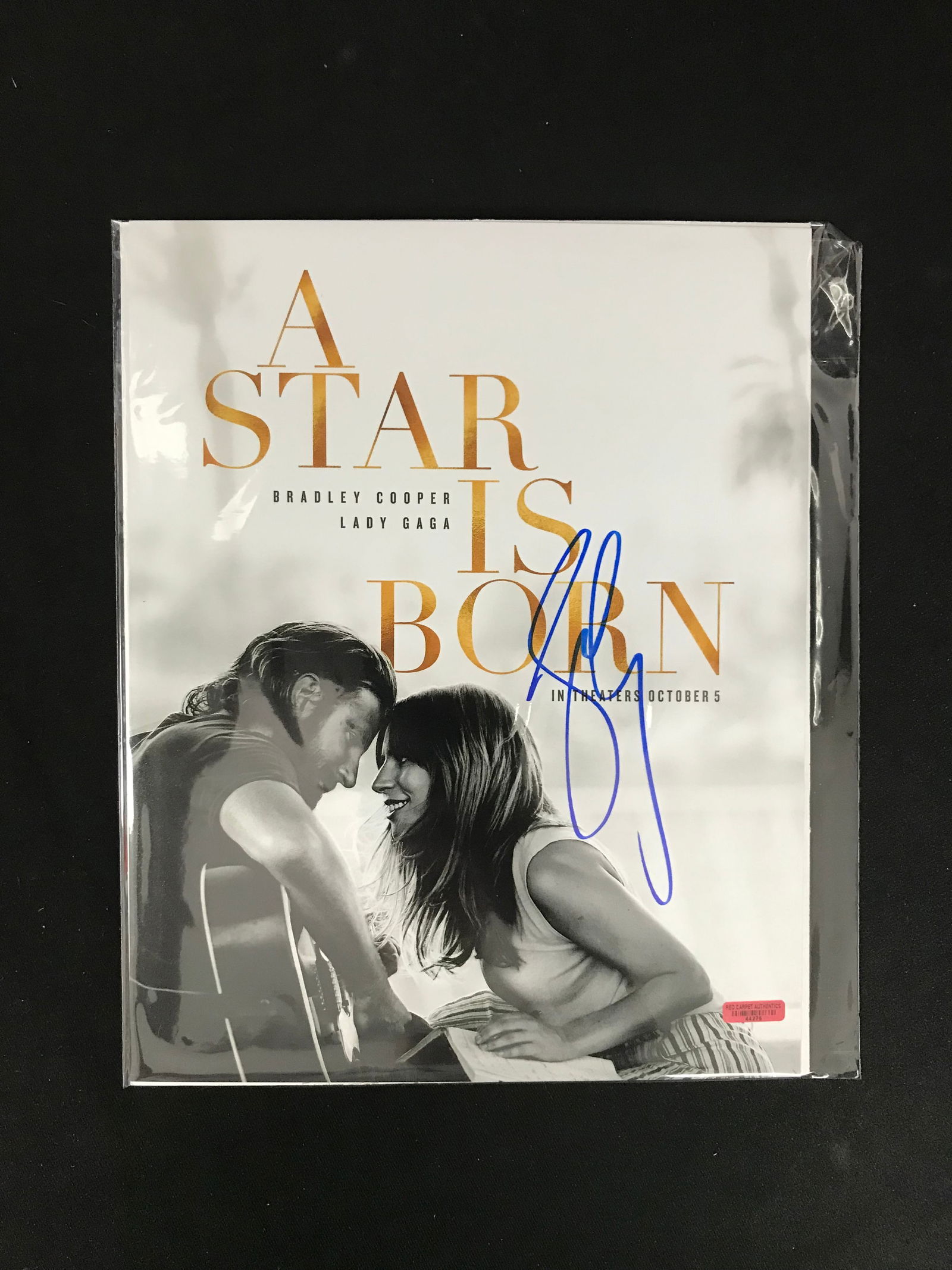 LADY GAGA SIGNED A STAR IS BORN 8 X 10 (RED CARPET COA) (1 of 2)