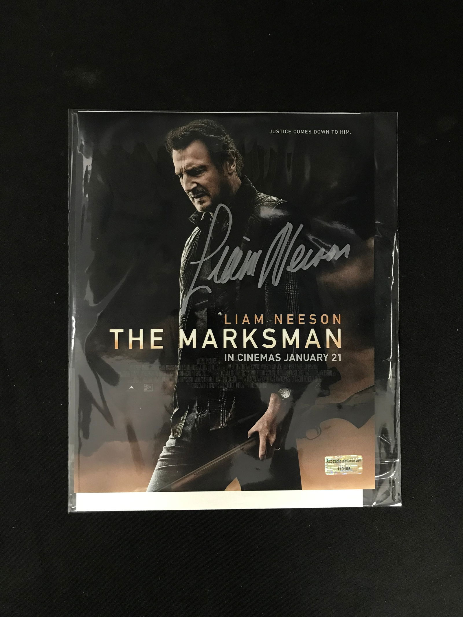 LIAM NEESON SIGNED 8X10 PHOTO AEU COA (1 of 2)