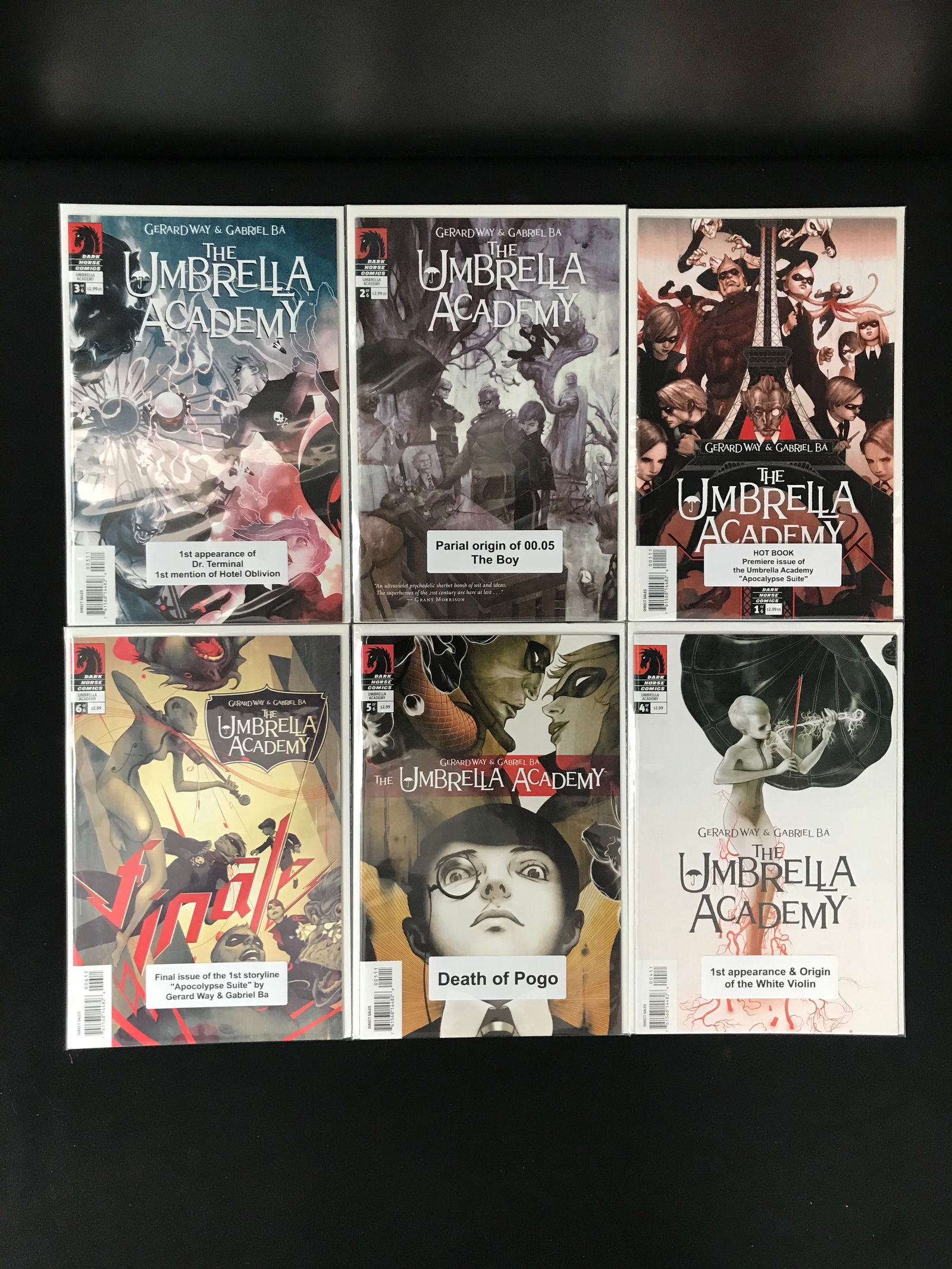 DARKHORSE COMICS NO.1-6 THE UMBRELLA ACADEMY COMICS (DARKHORSE COMICS) (1 of 1)