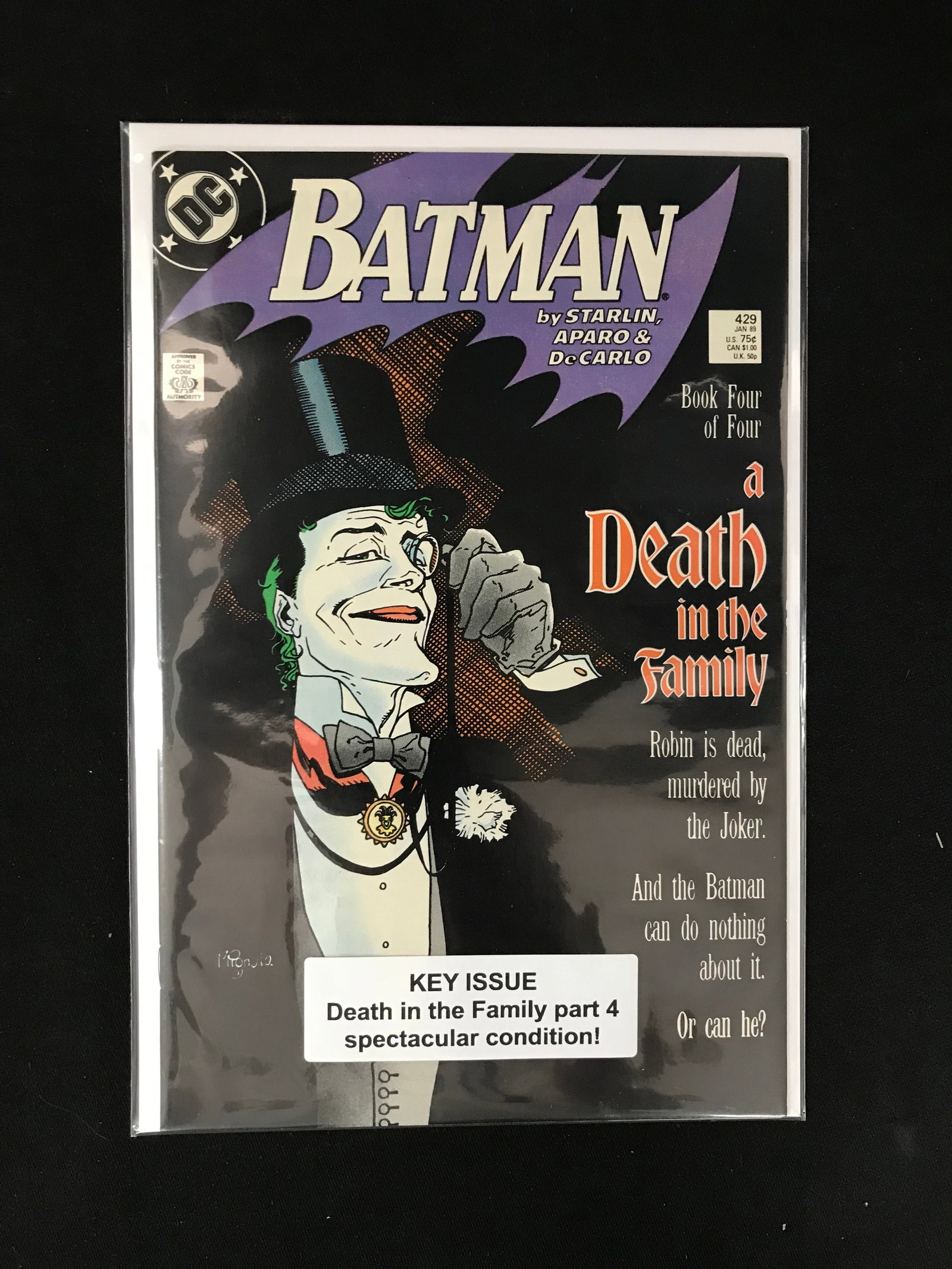 DC COMICS NO.429 BATMAN: Prices are in Canadian dollars