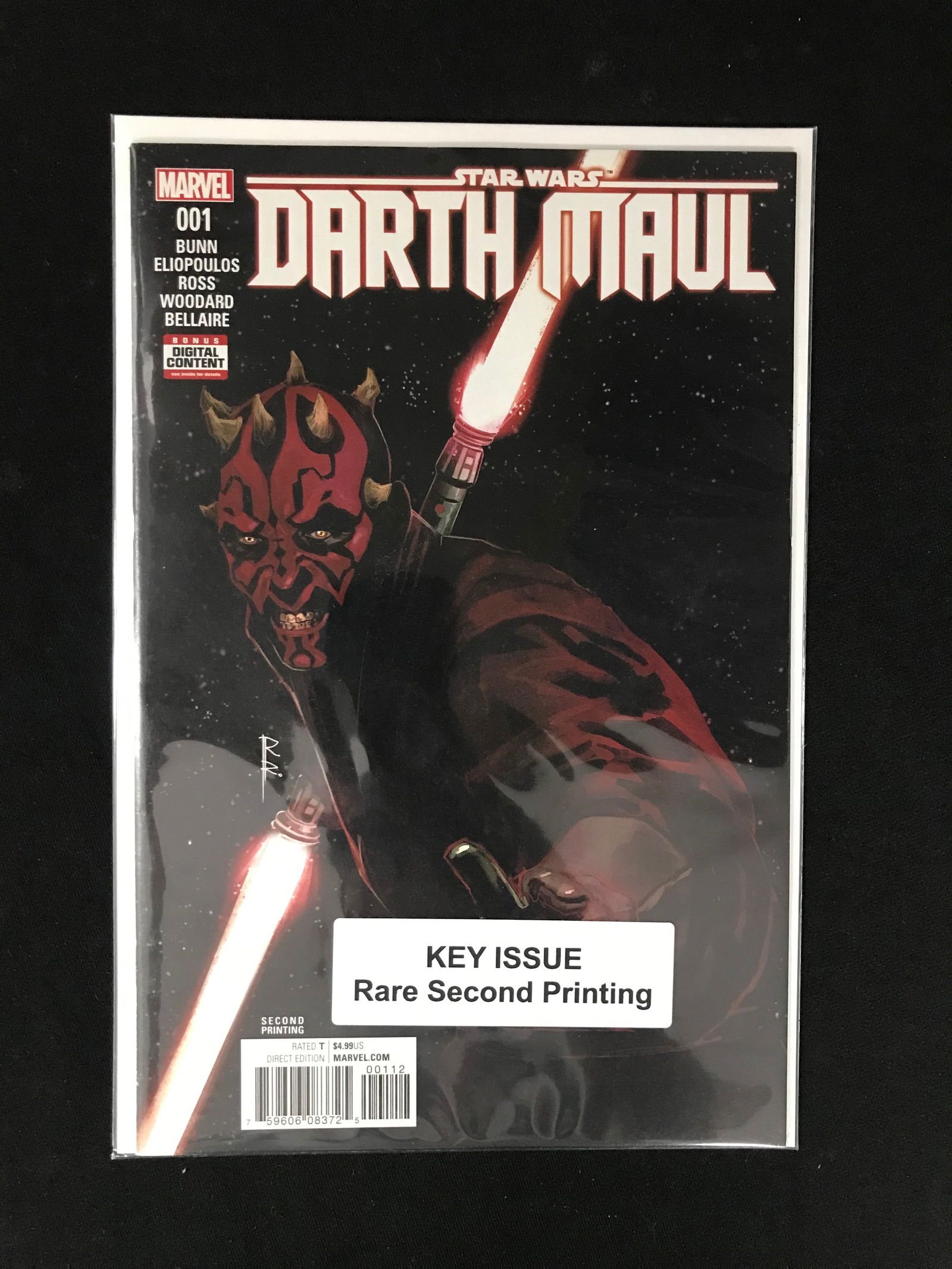 MARVEL COMICS NO.001 STAR WARS DARTH MAUL. (1 of 1)