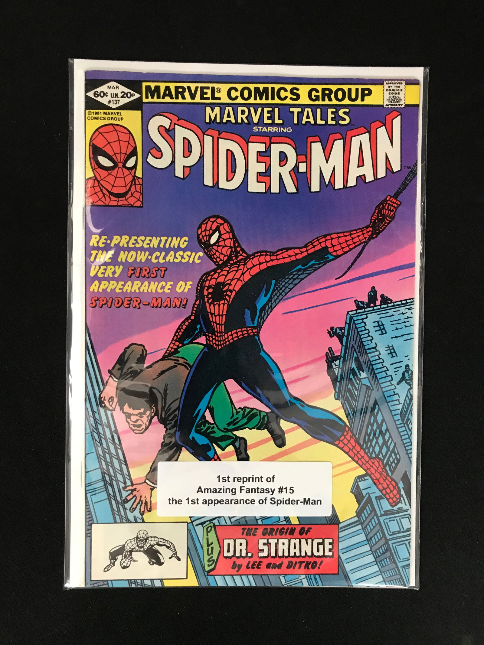 MARVEL COMICS NO.137 MARVEL TALES SPIDERMAN (1 of 1)