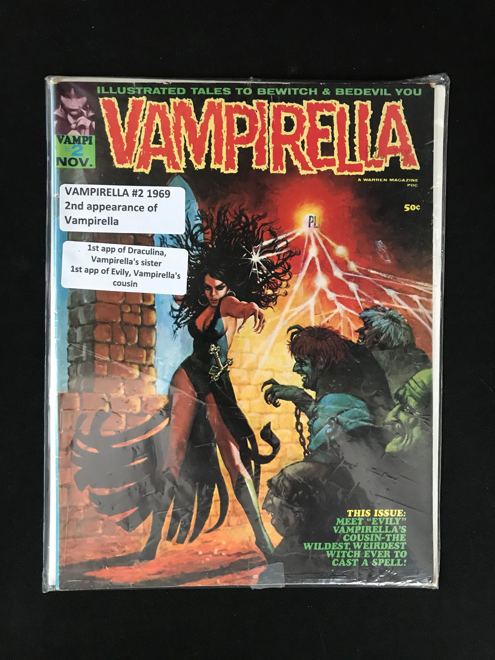 WARREN MAGAZINE NO.2 VAMPIRELLA (1 of 1)