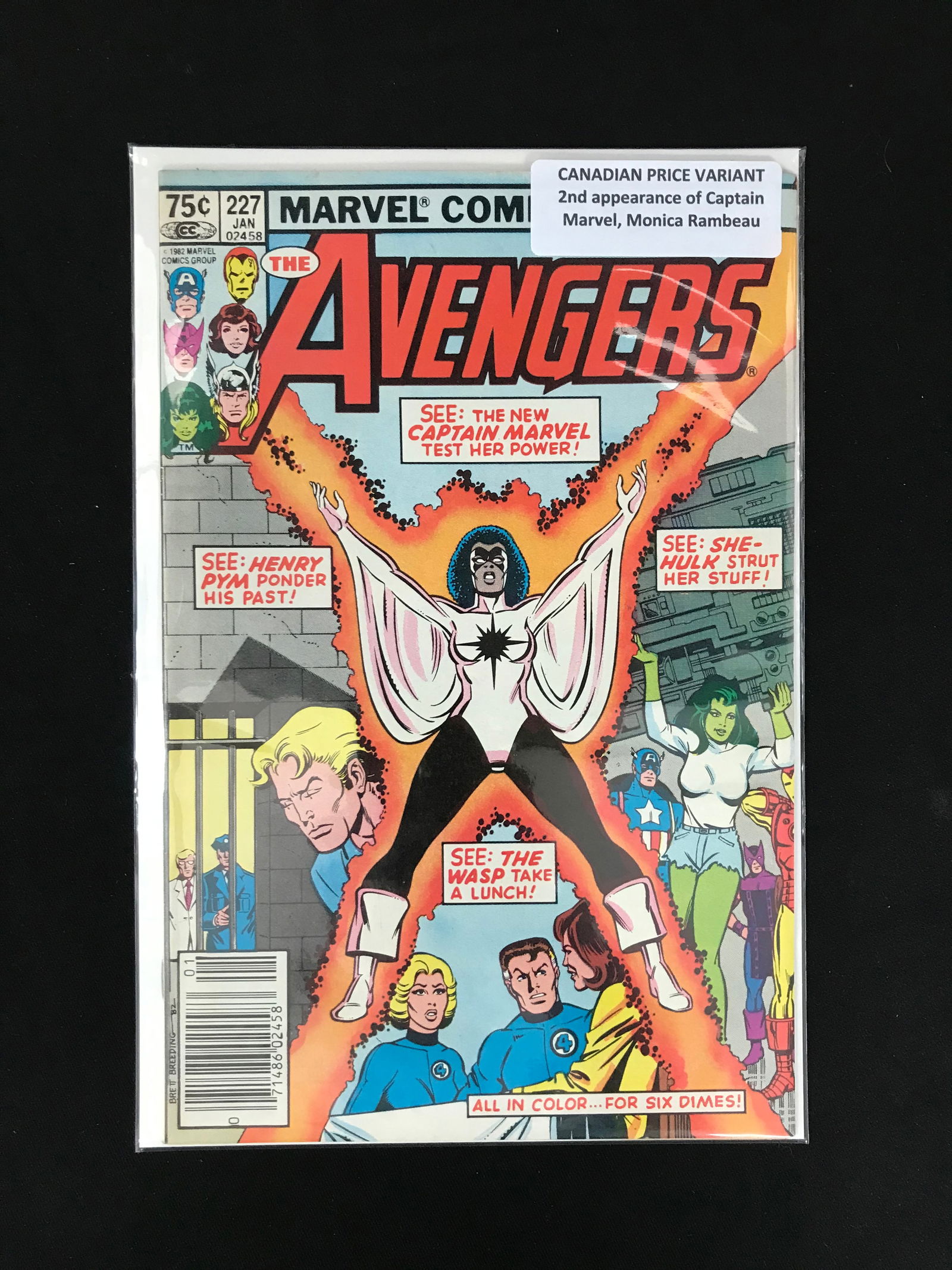 MARVEL COMICS NO.227 THE AVENGERS (1 of 1)
