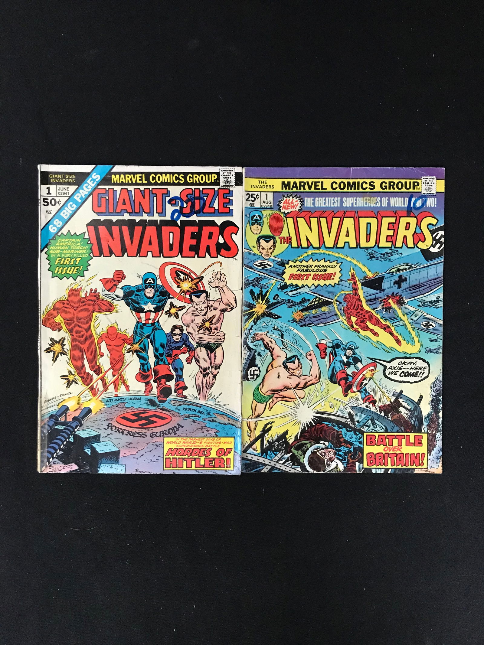 LOT OF 2 INVADERS COMICS (MARVEL COMICS) (1 of 1)