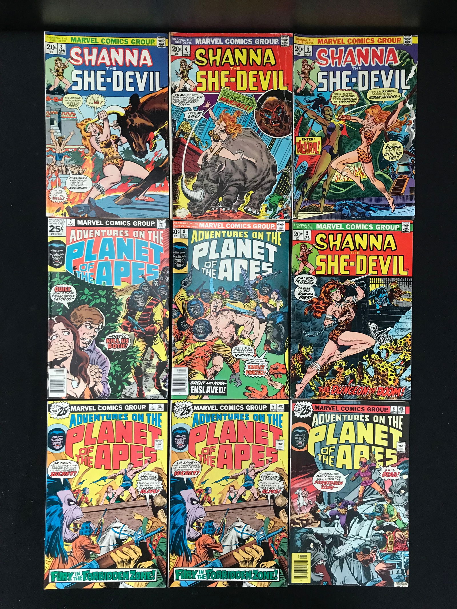 LOT OF 9 COMICS VARIOUS TITLES (MARVEL COMICS) (1 of 1)