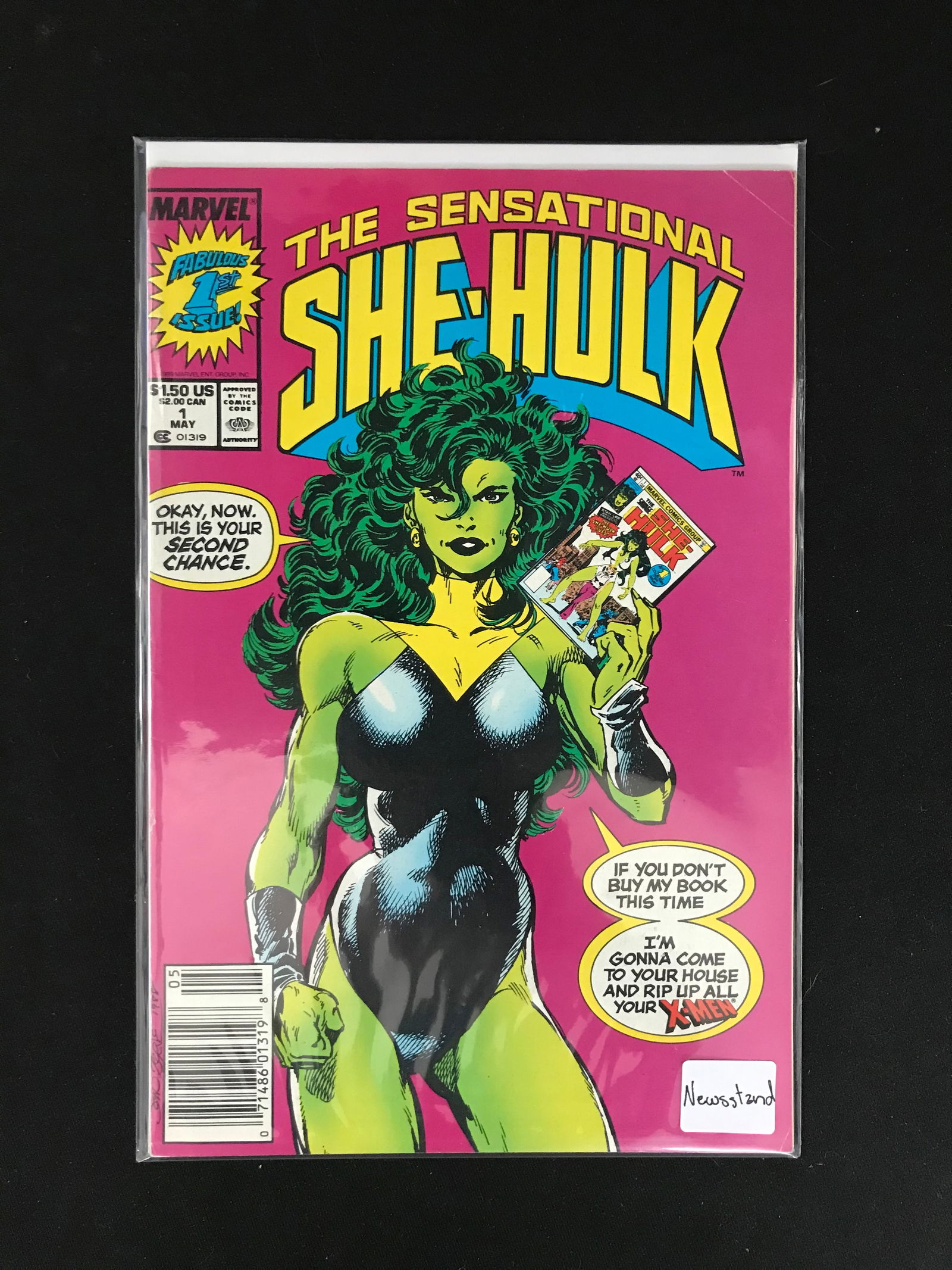 MARVEL COMICS NO.1 THE SENSATIONAL SHE-HULK (1 of 1)