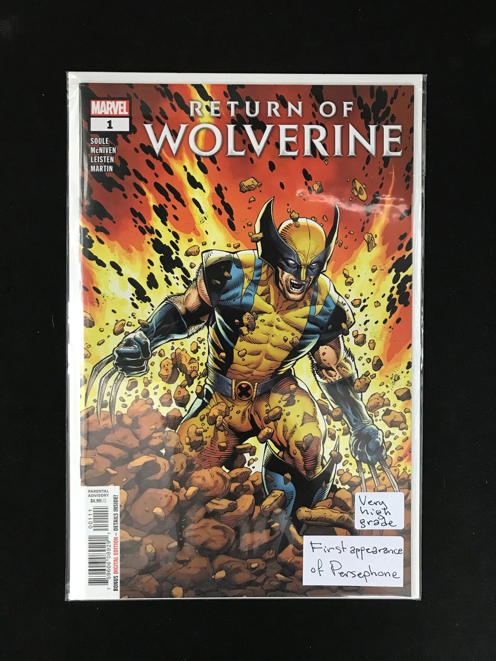 MARVEL COMICS NO.1 RETURN OF WOLVERINE (1 of 1)
