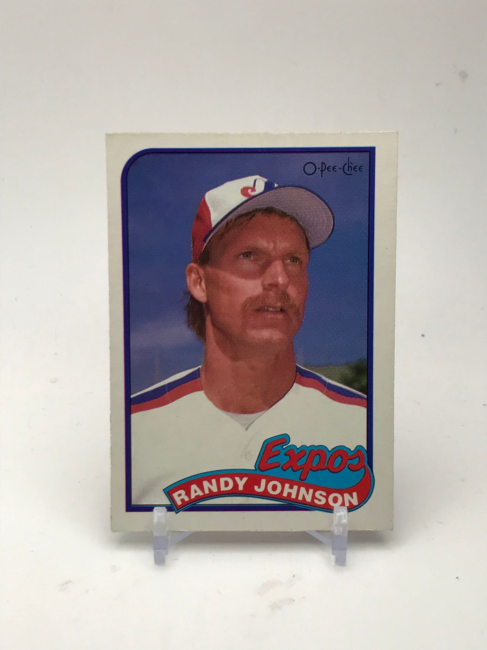 1989 O PEE CHEE RANDY JOHNSON ROOKIE CARD (1 of 2)