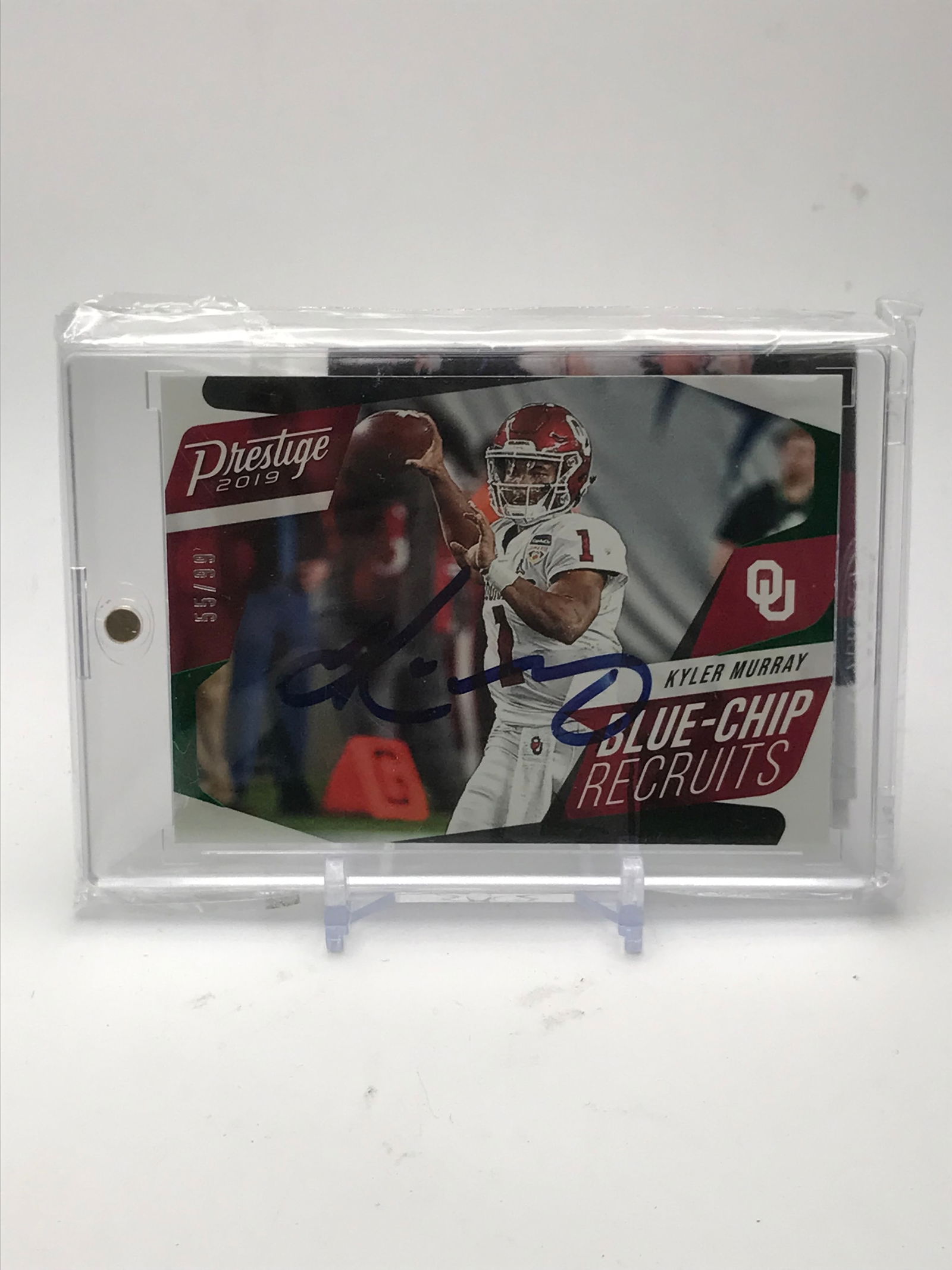 KYLER MURRAY SIGNED PANINI PRISTIGE ROOKIE CARD (JSA COA) (1 of 2)
