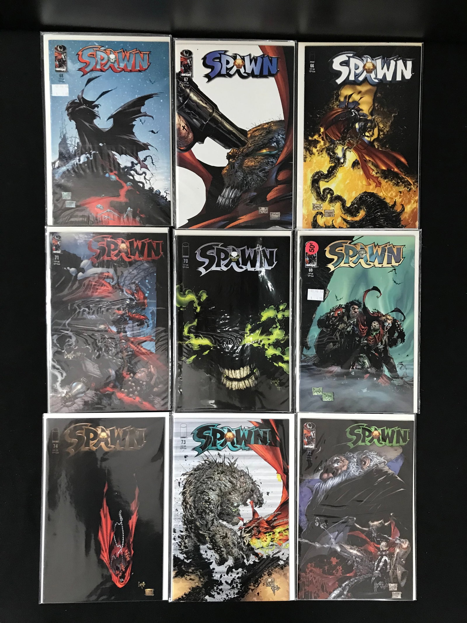 LOT OF 9 SPAWN COMICS (IMAGE COMICS) (1 of 1)