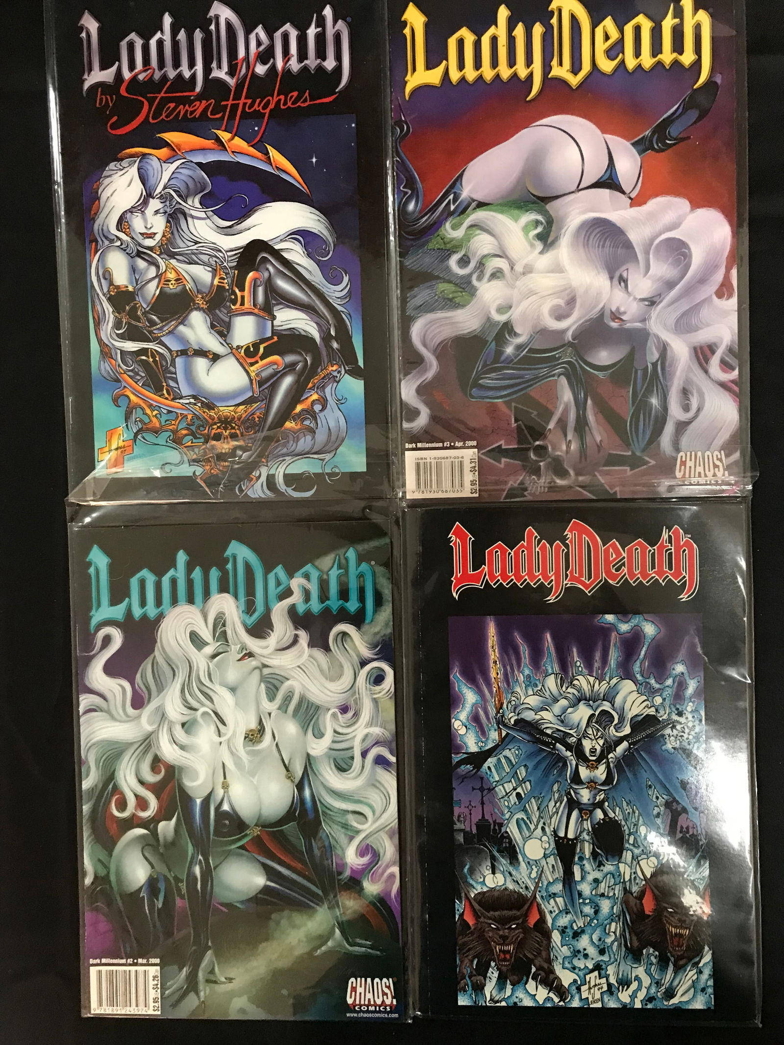 LOT OF 4 LADY DEATH COMICS (CHAOS COMICS) (1 of 1)