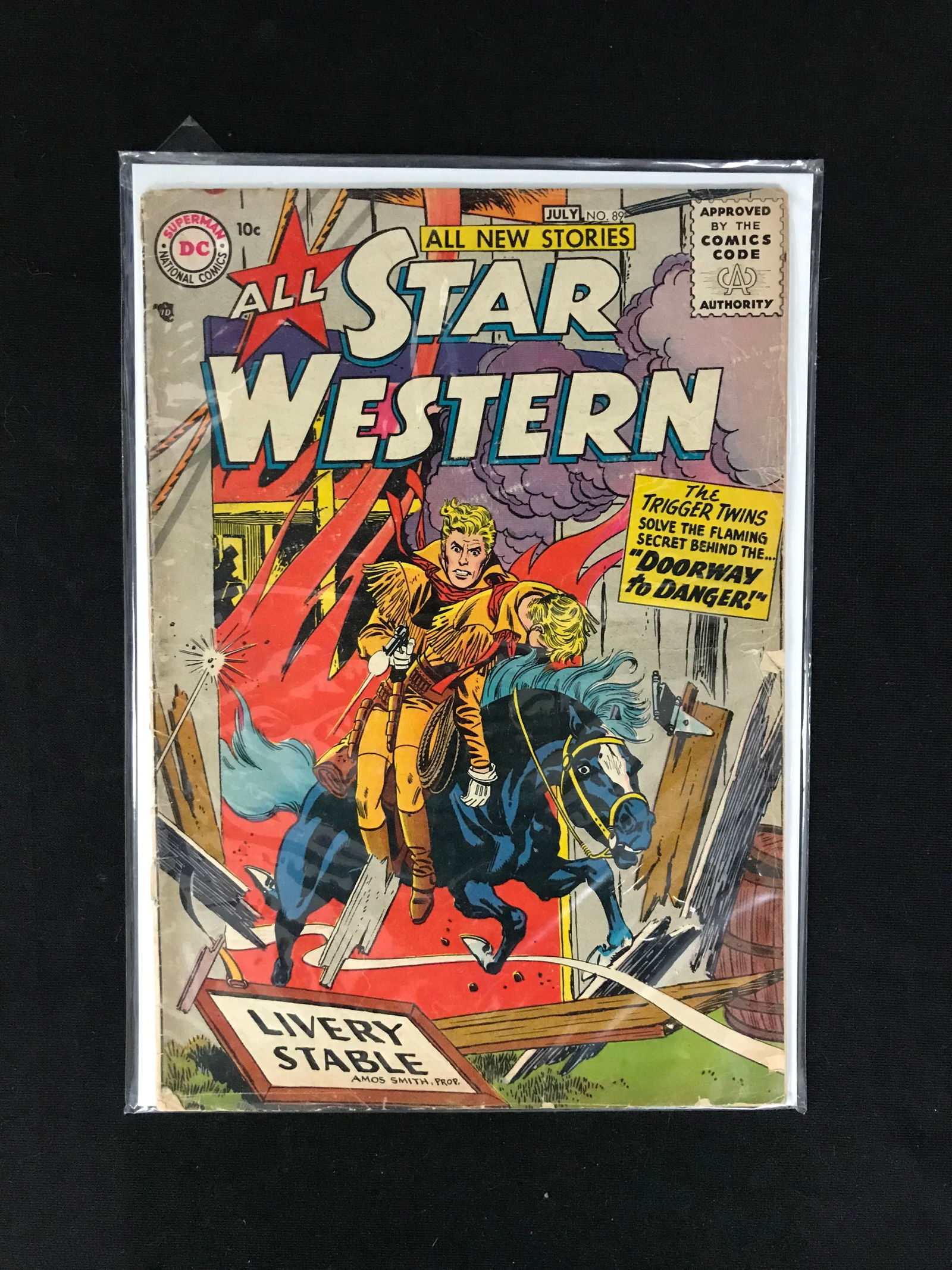 DC COMICS NO.89 ALL STAR WESTERN (1 of 1)