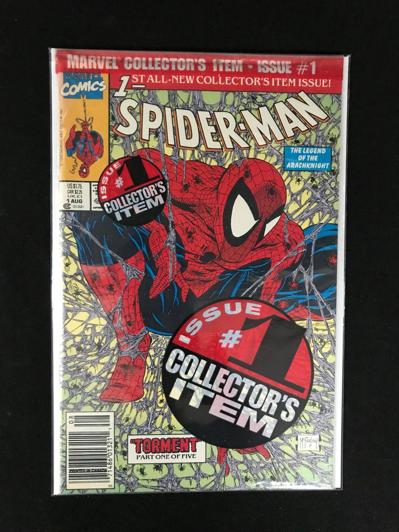 MARVEL COMICS SPIDER-MAN NO.1 (SEALED POLY BAG) (1 of 1)