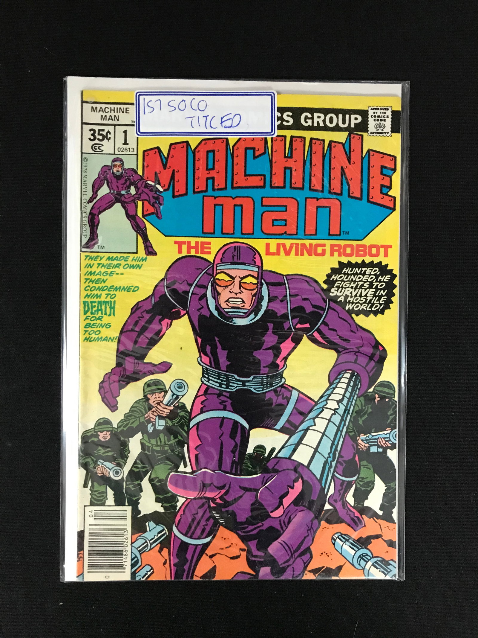 MARVEL COMICS MACHINE MAN NO.1 (1 of 1)