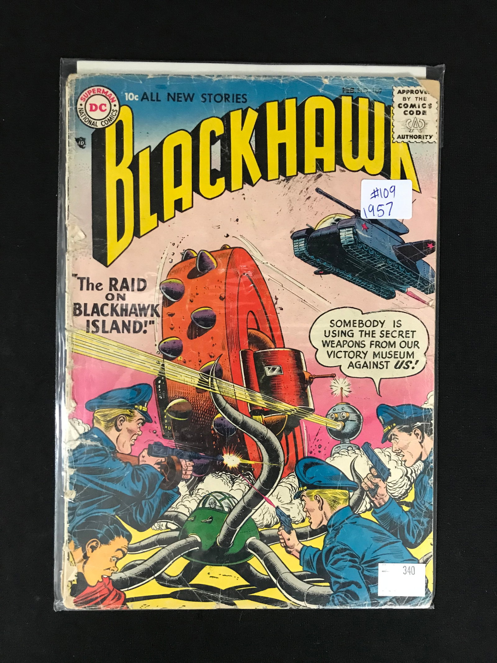 1957 DC COMICS BLACKHAWK NO.109 (1 of 1)