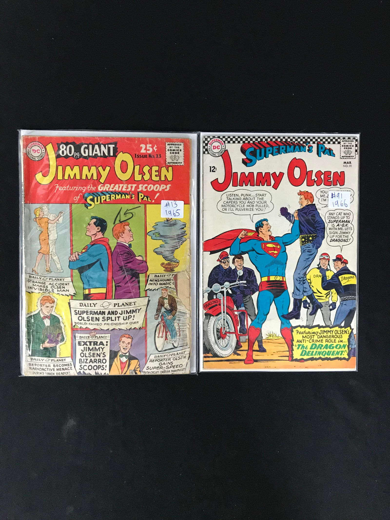 DC COMICS JIMMY OLSEN SILVER AGE COMIC BOOK LOT (1 of 1)