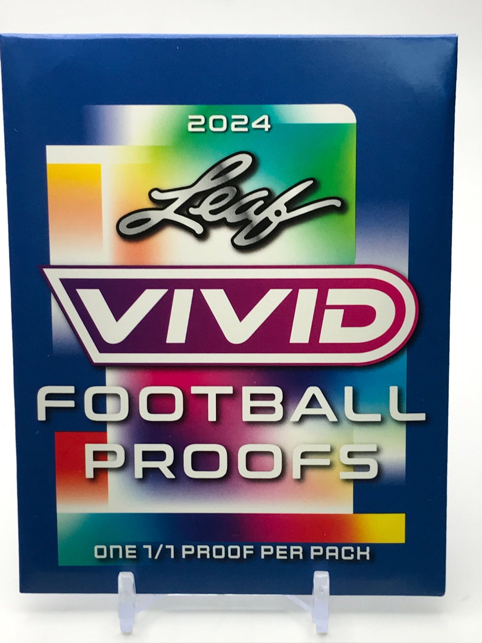 SEALED 2024 LEAF VIVID FOOTBALL PROOFS 1/1 MYSTERY PACK (1 of 1)