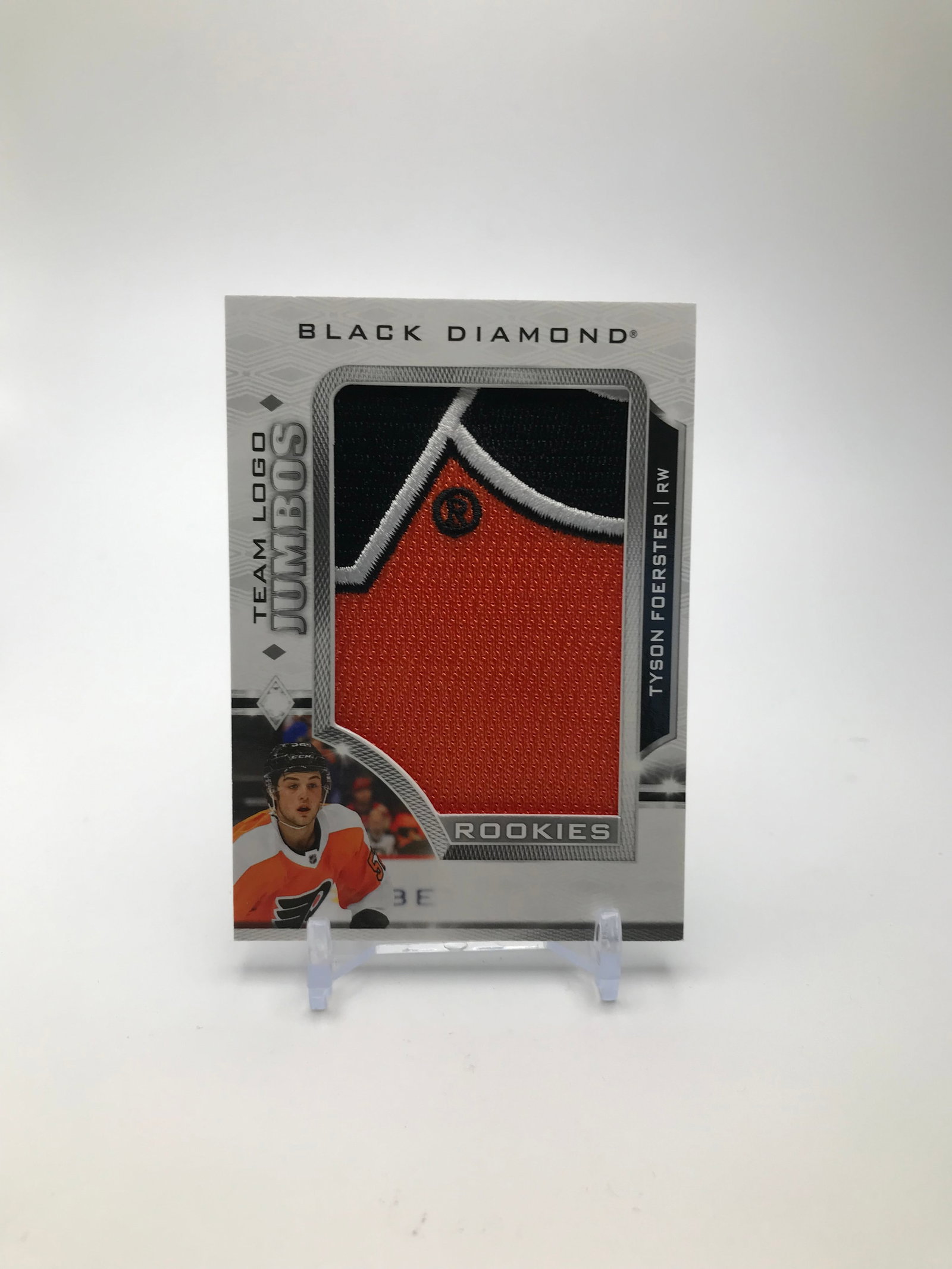 2023-24 UPPER DECK BLACK DIAMOND TYSON FOERSTER ROOKIE TEAM LOGO JUMBOS: Prices are in Canadian Dollars