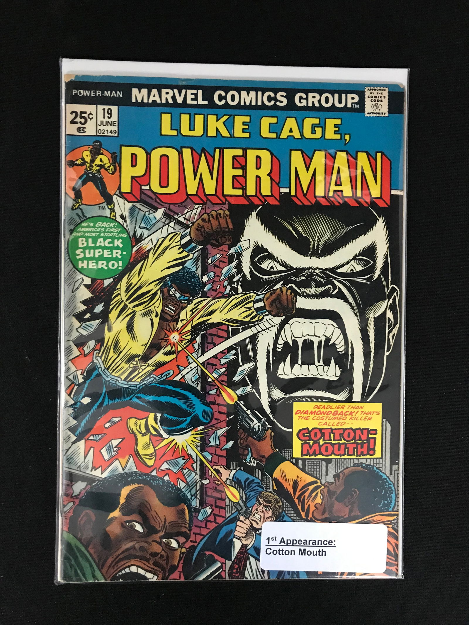 MARVEL COMICS NO.19 LUKE CAGE POWER MAN (1 of 1)