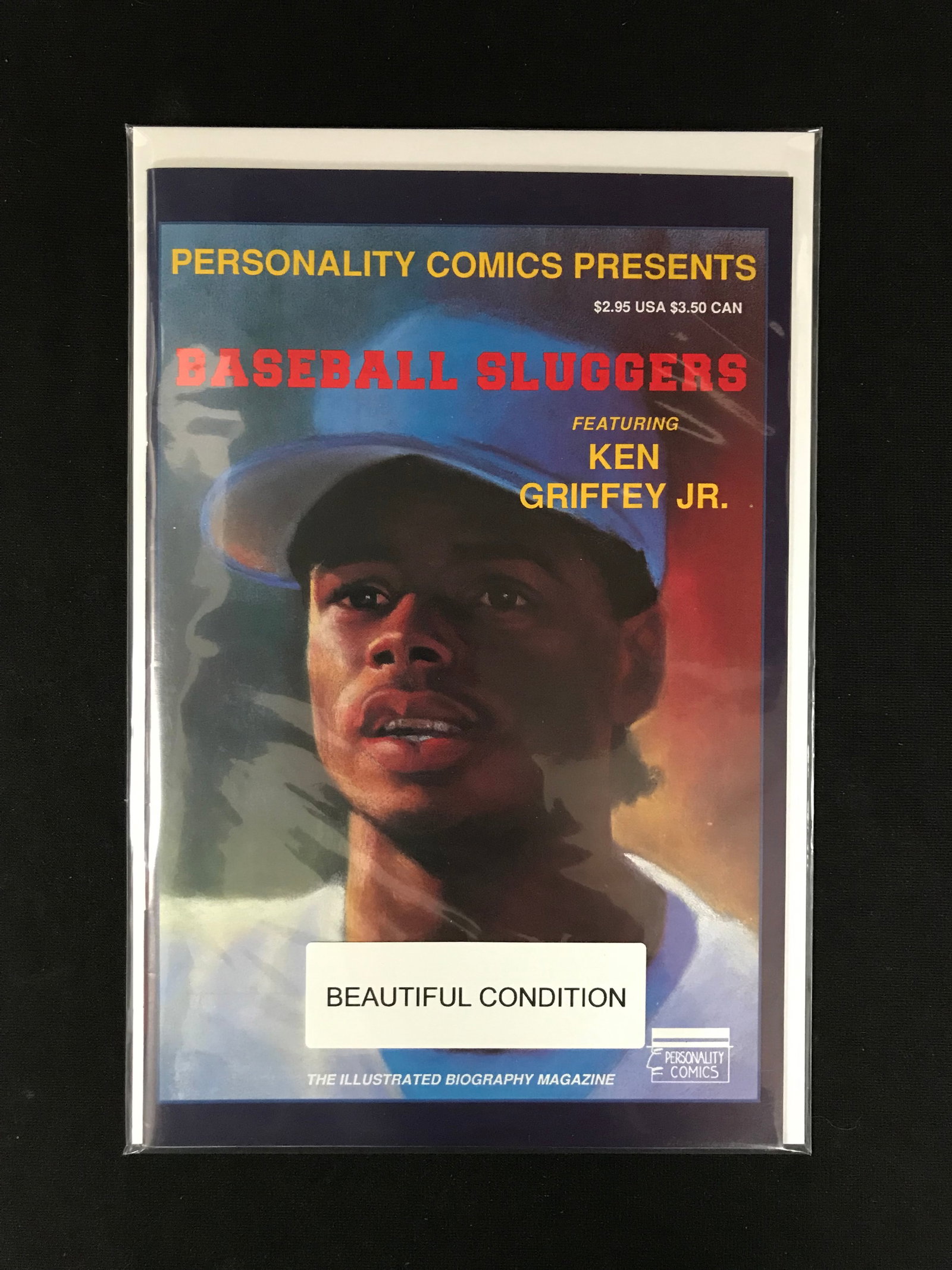 PERSONALITY COMICS BASEBALL SLUGGERS KEN GRIFFEY JR: Prices are in Canadian dollars