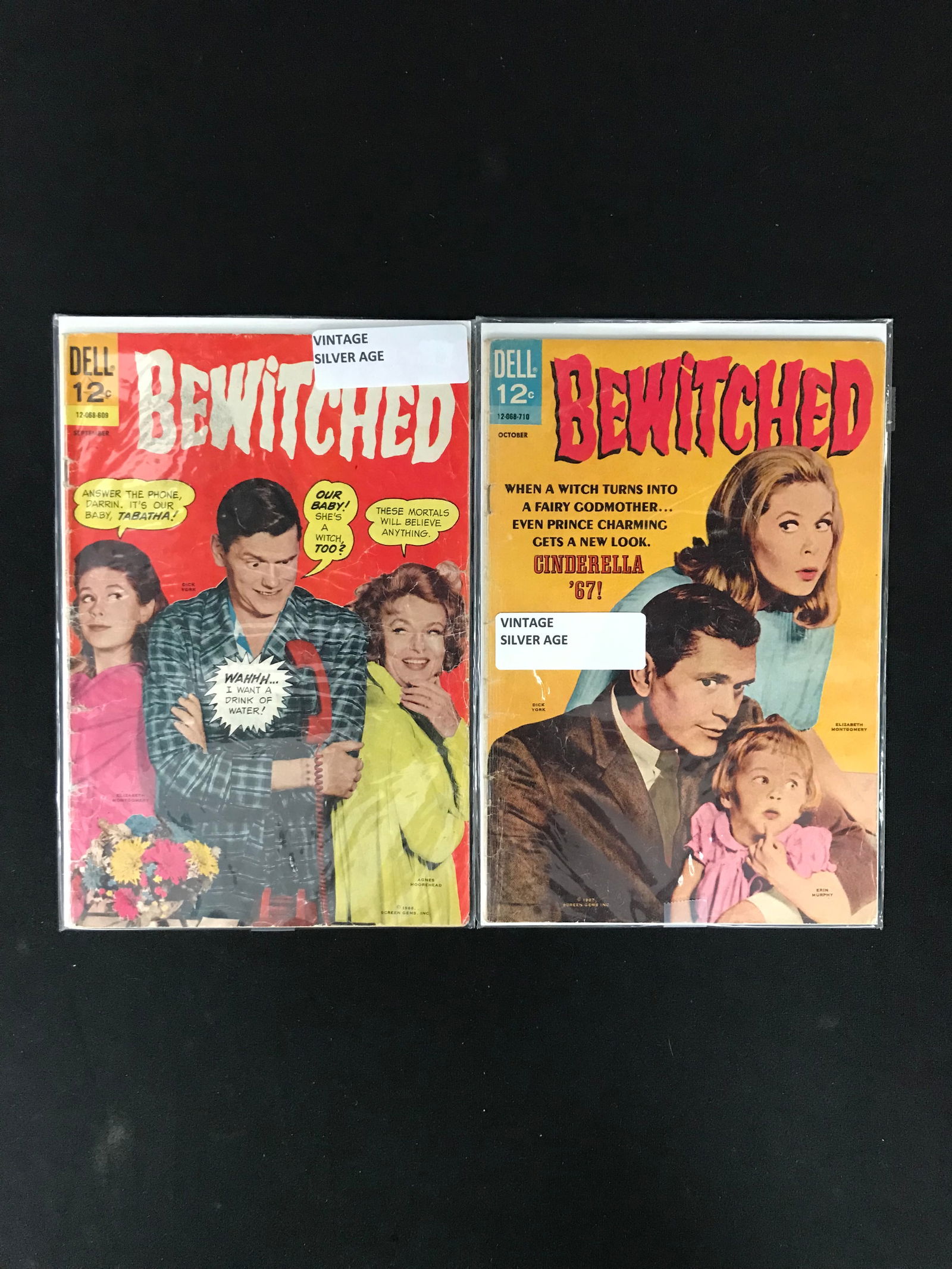 LOT OF 2 BEWITCHED COMICS (DELL COMICS) (1 of 1)