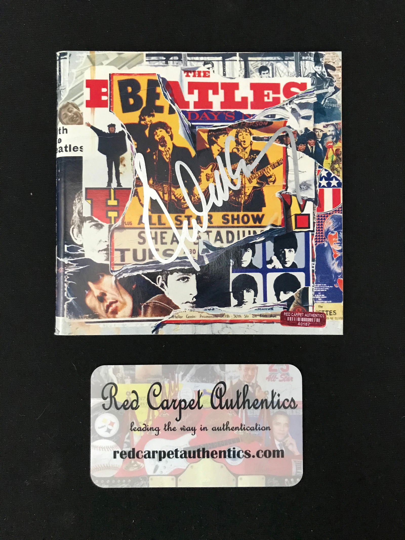 PAUL MCCARTNEY SIGNED BEATLES CD COVER (RED CARPET COA) (1 of 1)