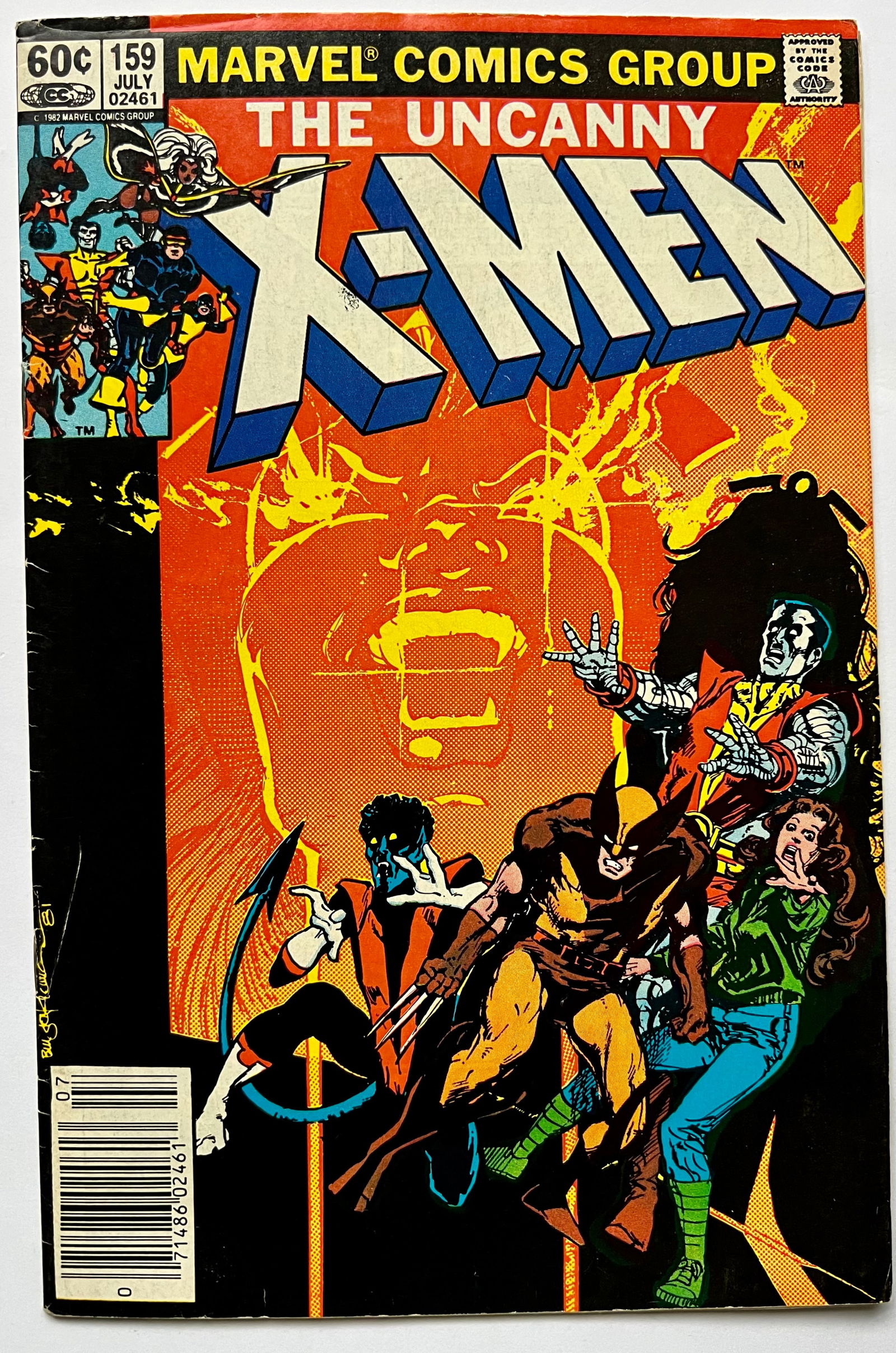 MARVEL COMICS NO.159 THE UNCANNY X-MEN: Prices are in Canadian dollars