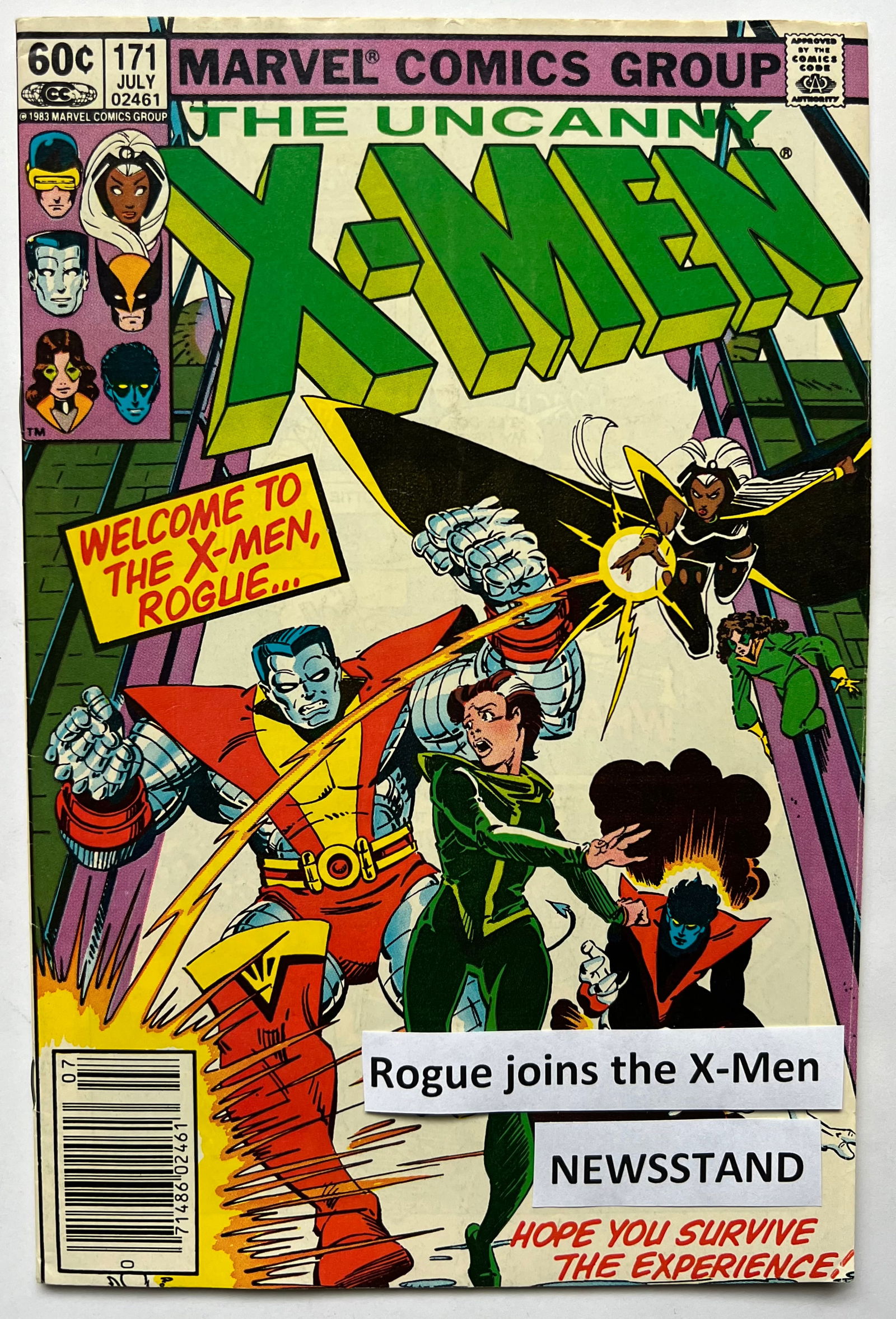 MARVEL COMICS NO.171 THE UNCANNY X-MEN: Prices are in Canadian dollars