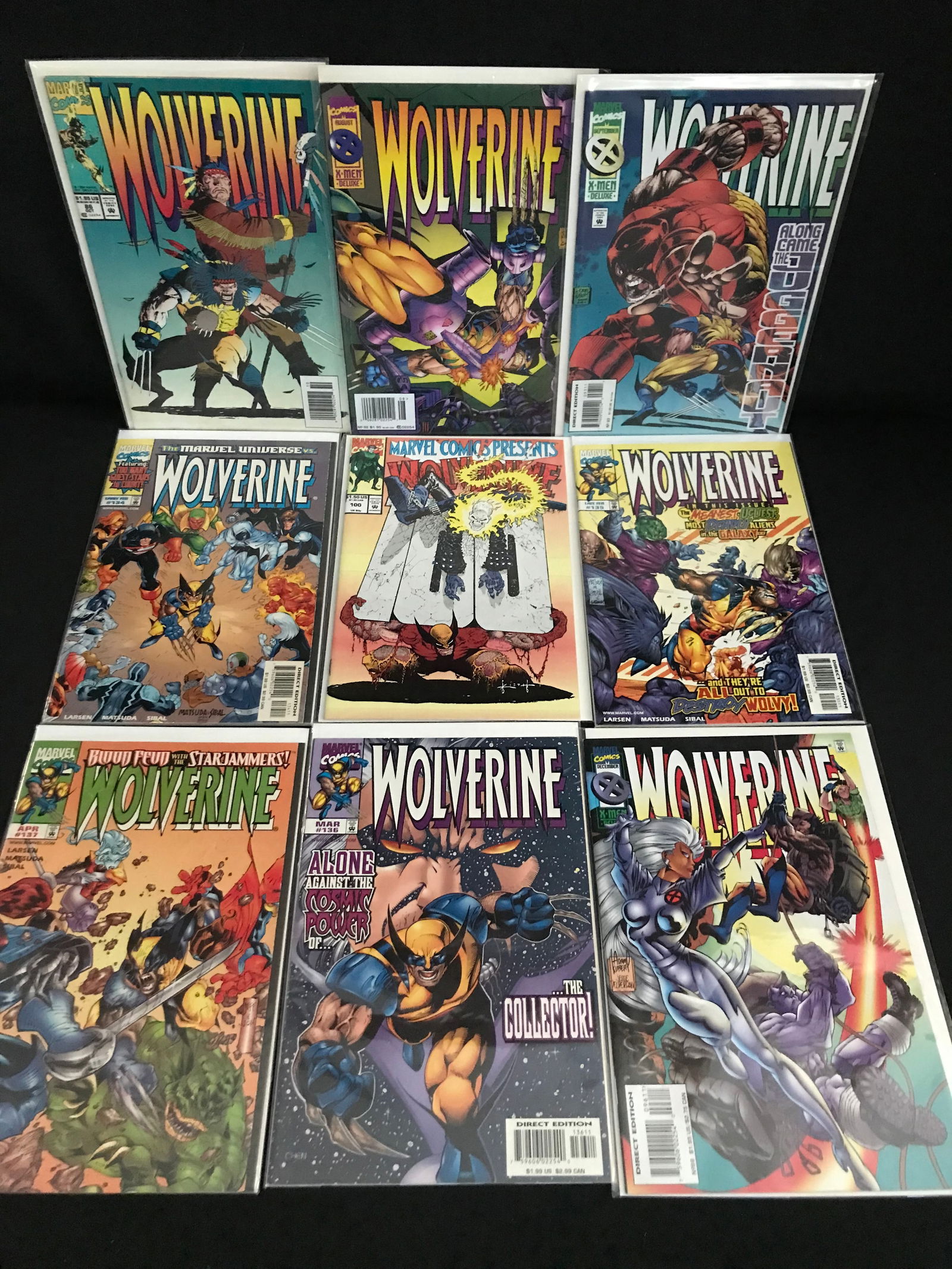 MARVEL COMICS WOLVERINE COMIC BOOK LOT (1 of 1)