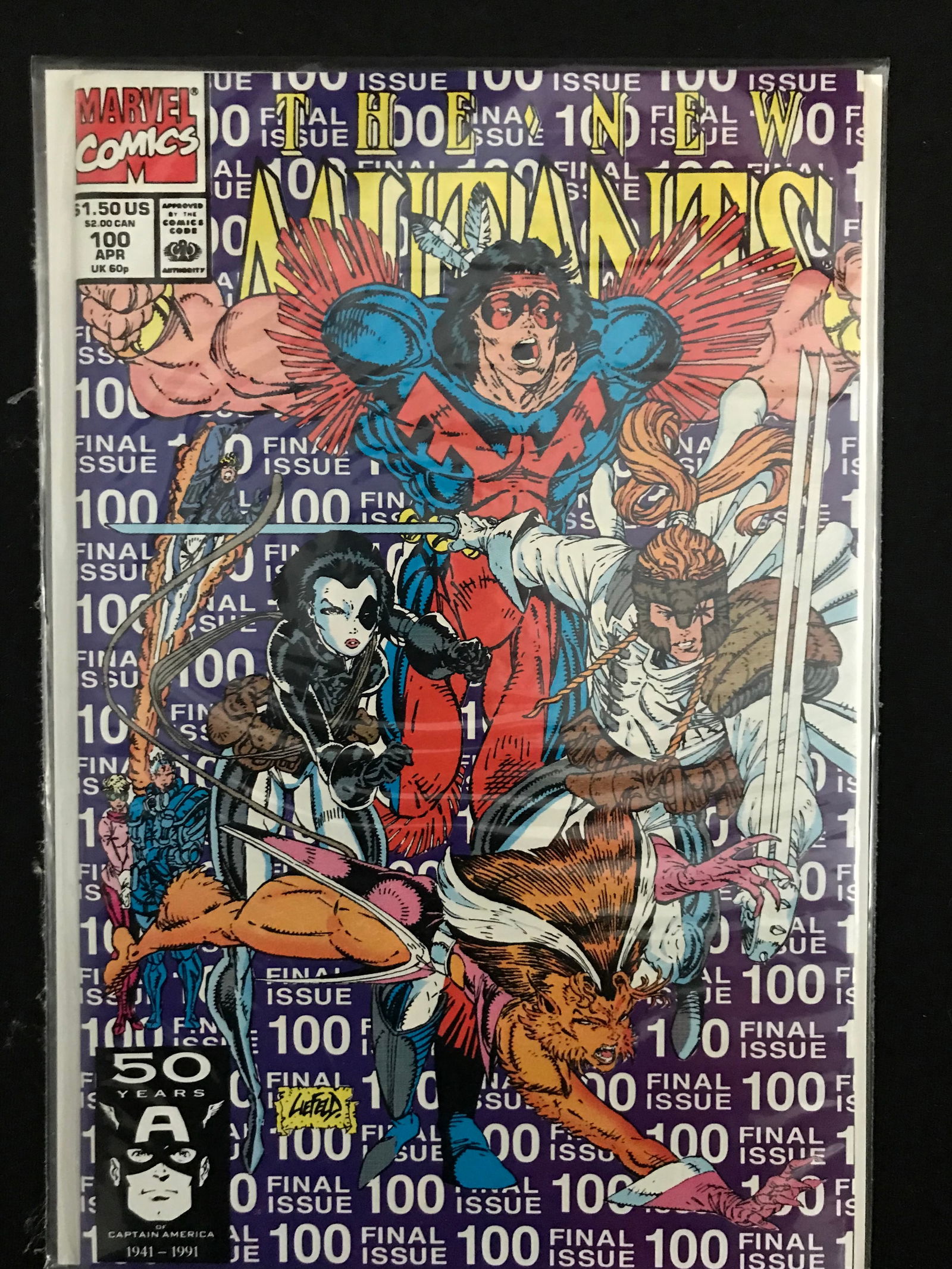MARVEL COMICS NEW MUTANTS NO.100 (1 of 1)