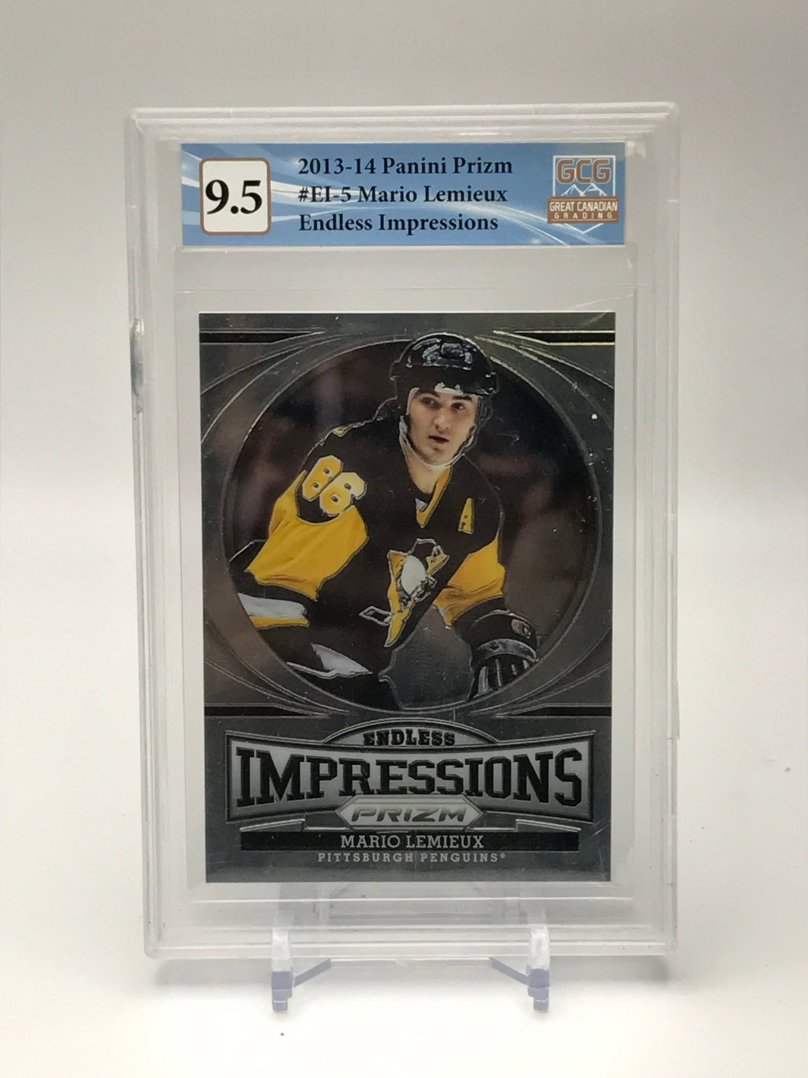 2013-14 PANINI PRIZM MARIO LEMIEUX ENDLESS IMPRESSIONS (GCG 9.5): Prices are in Canadian dollars