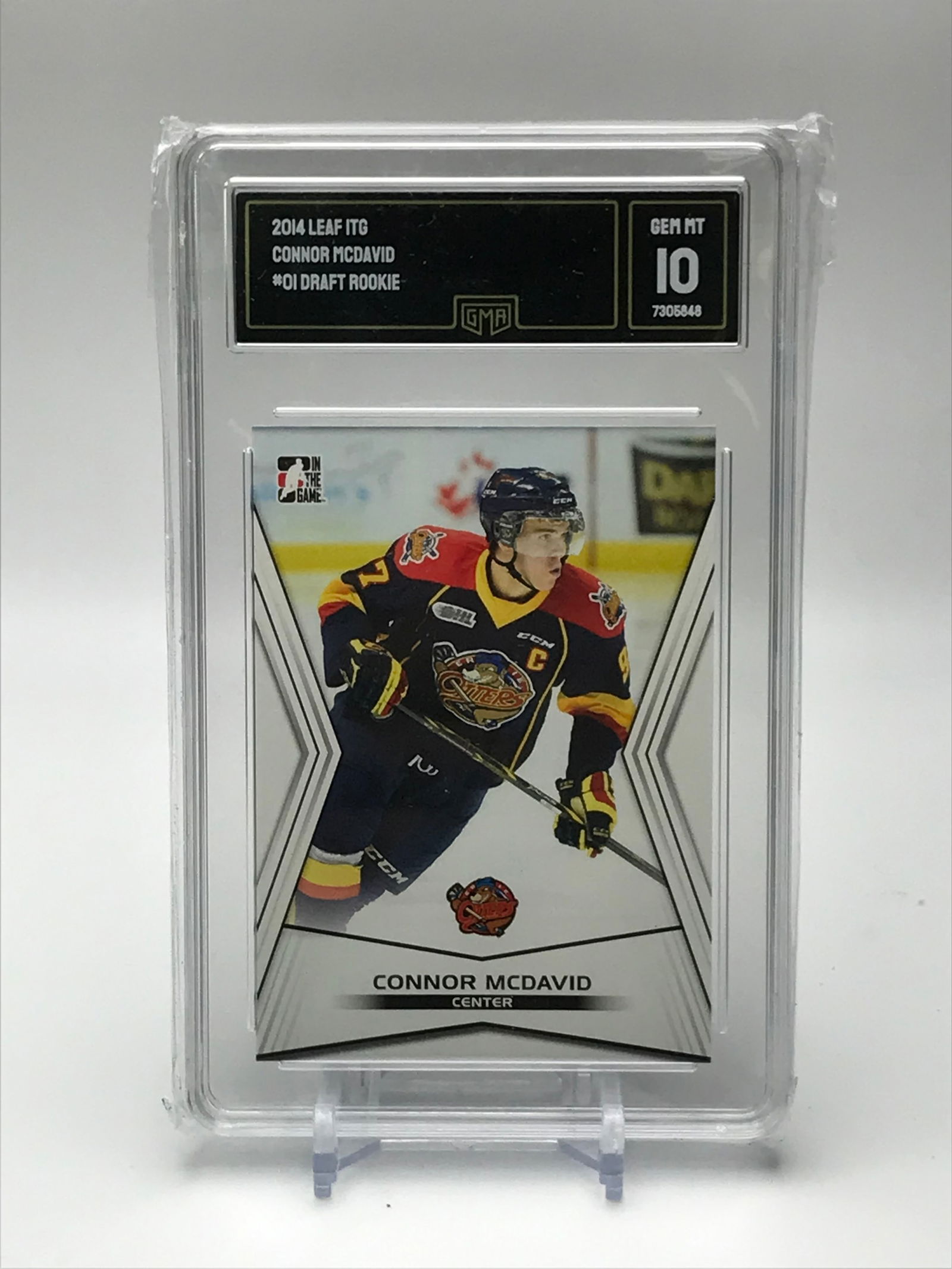 2014 LEAF ITG CONNOR MCDAVID CANADAS BEST ROOKIE (GMA 10) (1 of 2)