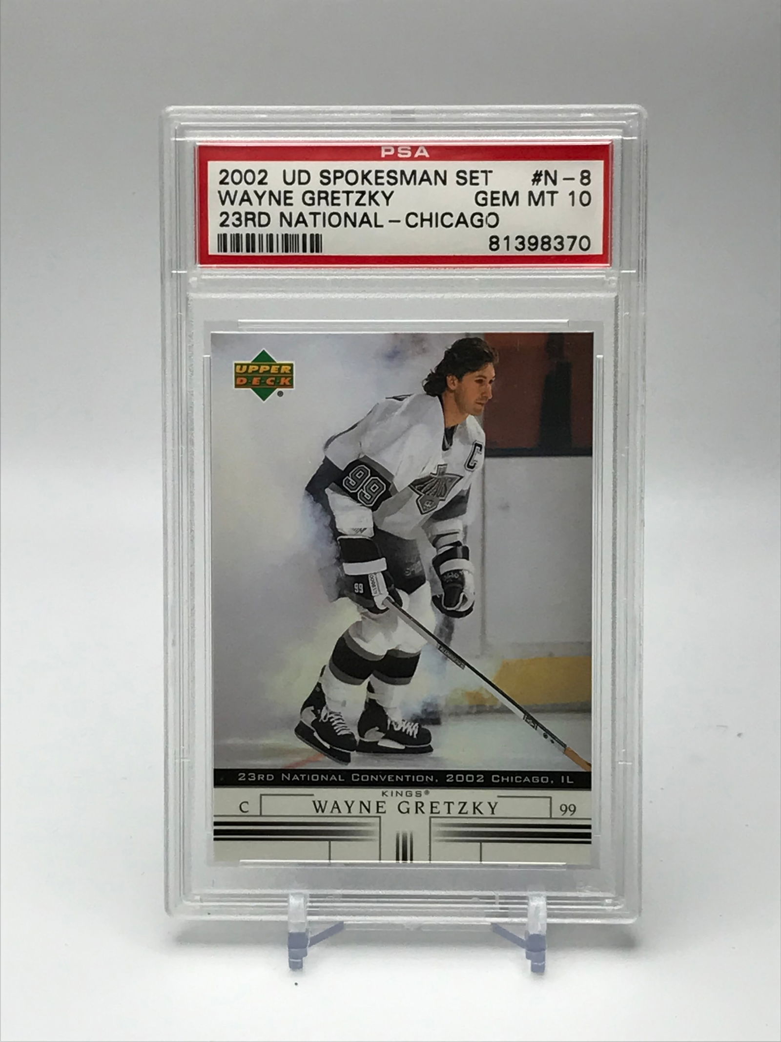 2002 UPPER DECK SPOKESMAN SET WAYNE GRETZKY (PSA 10) (1 of 1)