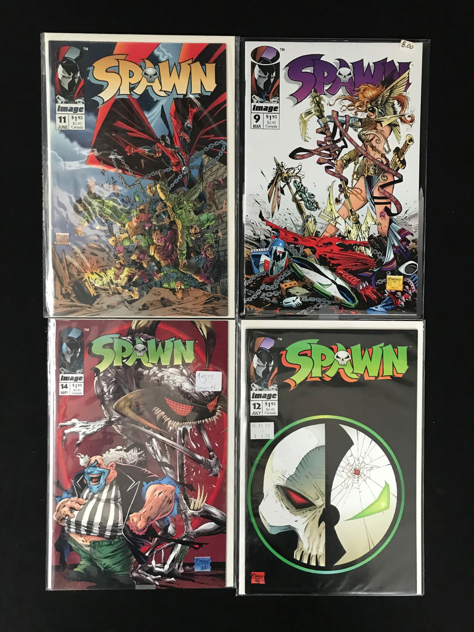 LOT OF 4 SPAWN COMICS (IMAGE COMICS) (1 of 1)