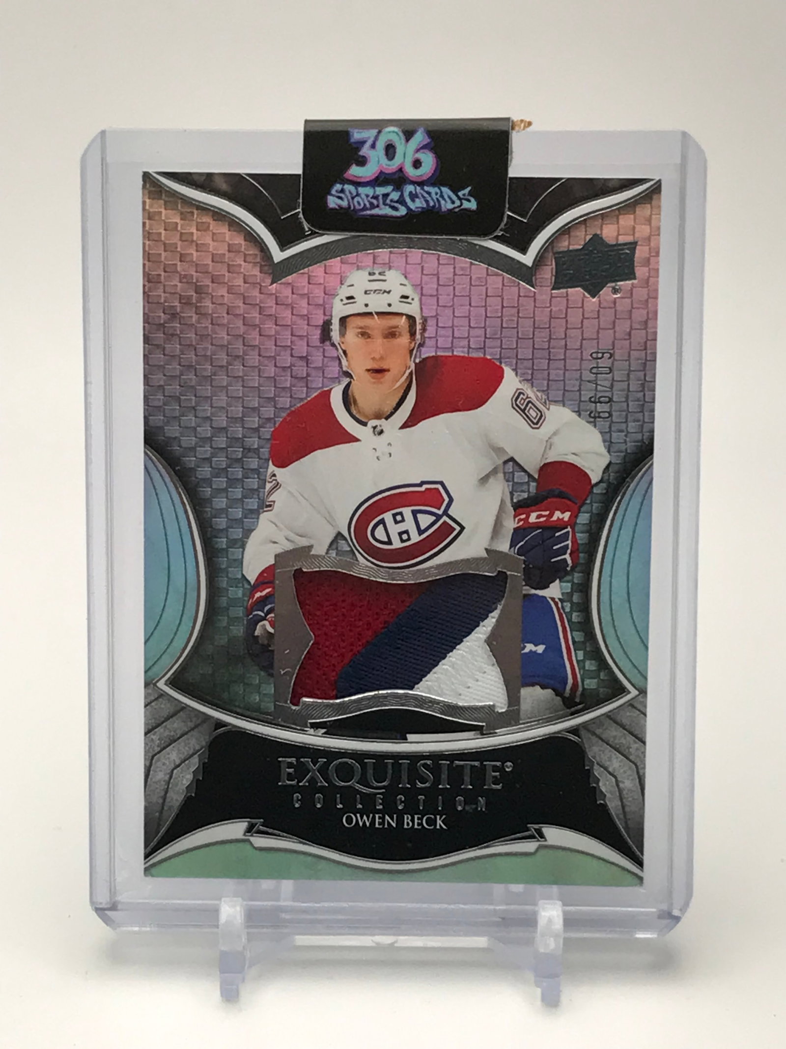 2023-24 UPPER DECK BLACK DIAMOND OWEN BECK EXQUISITE ROOKIES 60/99: Prices are in Canadian dollars