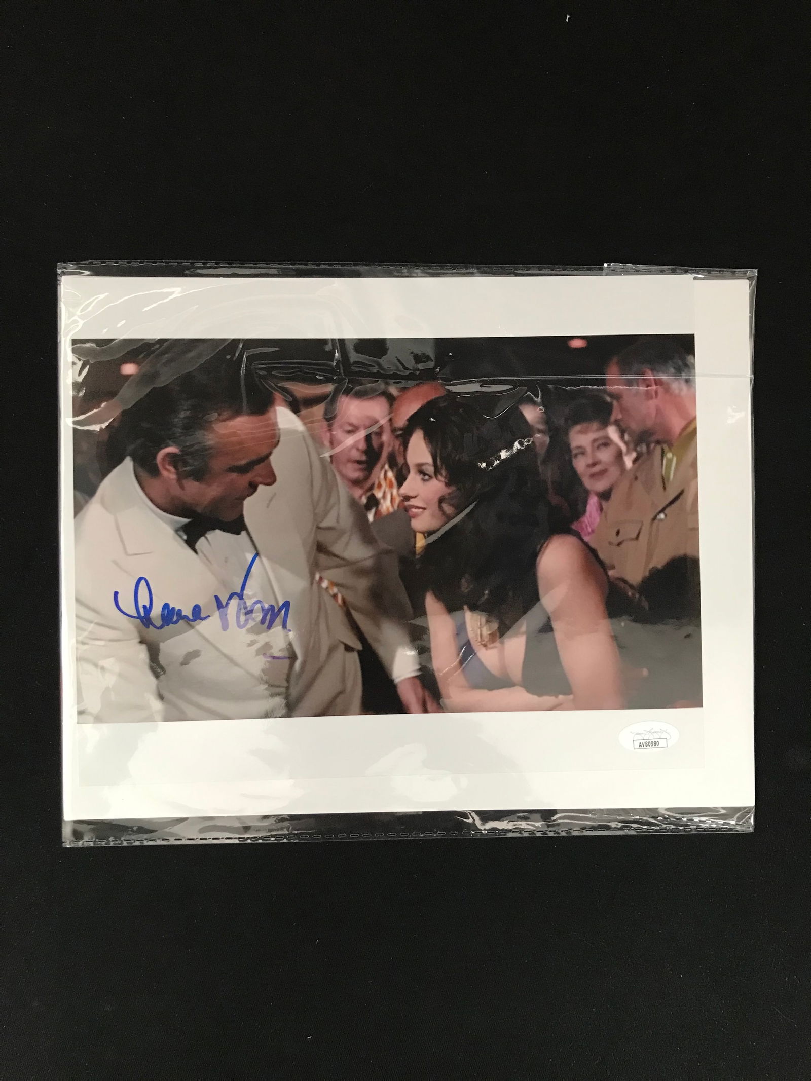 LANA WOOD SIGNED JAMES BOND 8 X 10 (JSA COA) (1 of 2)