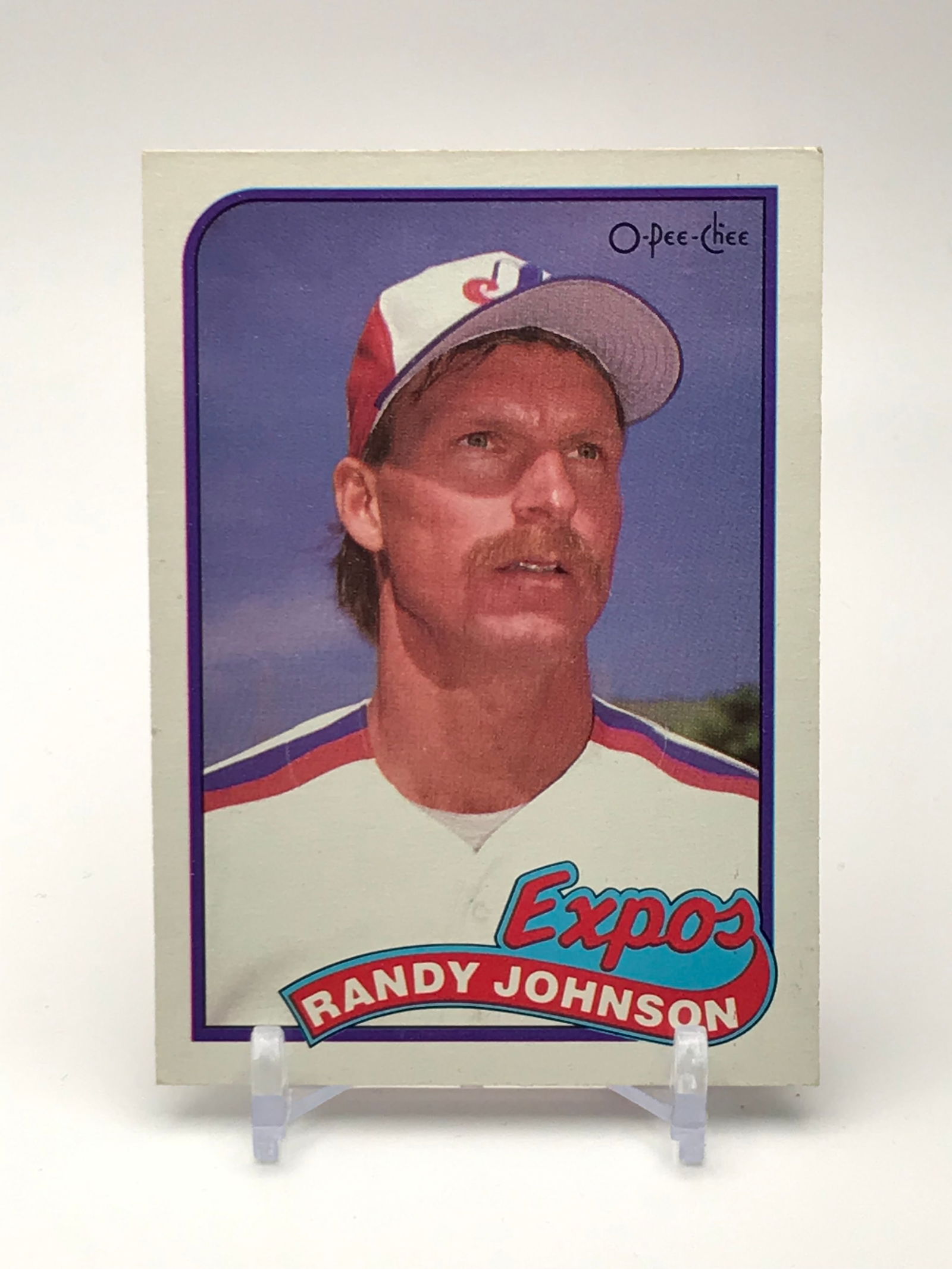 1989 O PEE CHEE RANDY JOHNSON ROOKIE CARD (1 of 2)