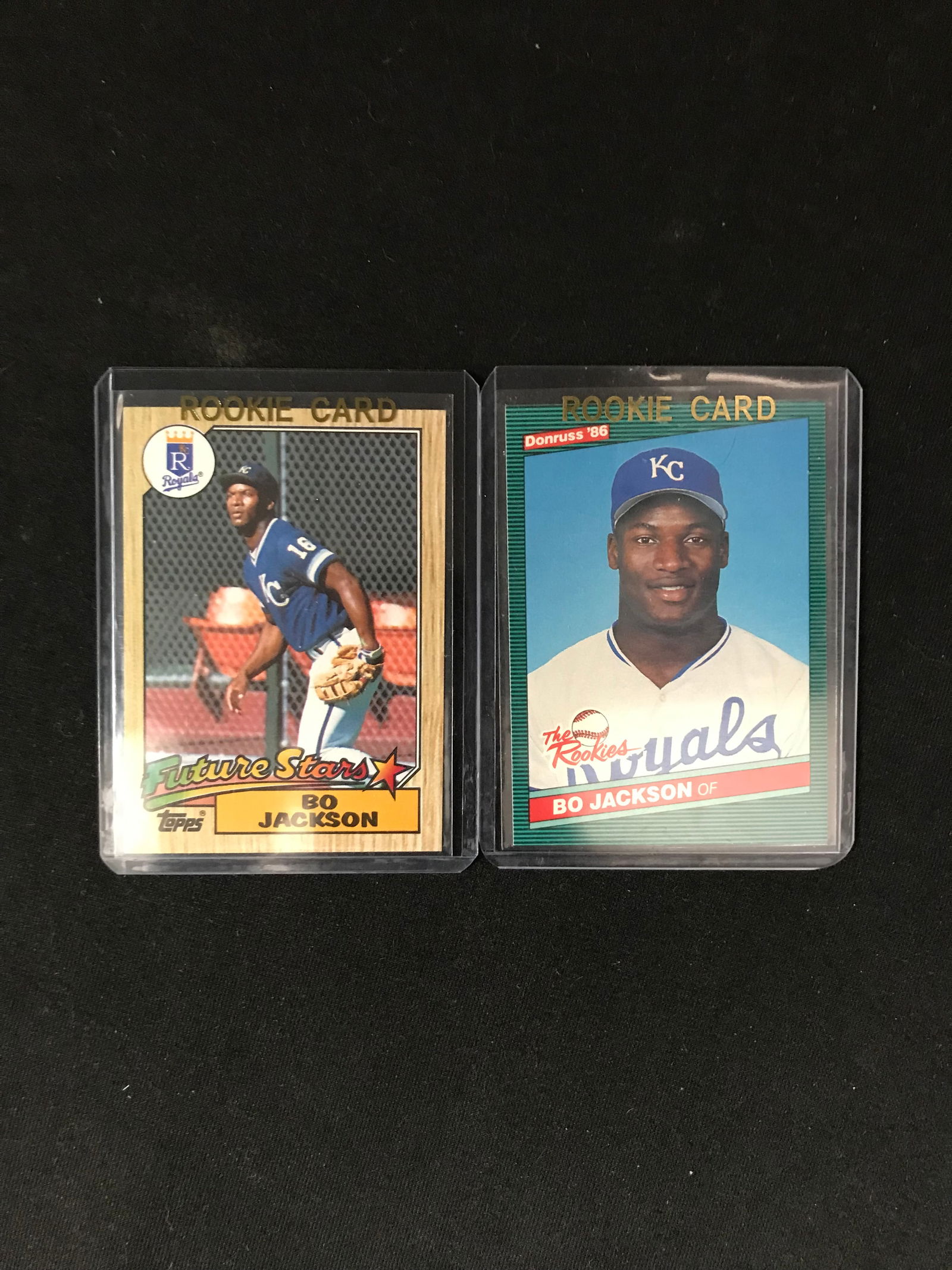 BO JACKSON ROOKIE CARD LOT (1 of 1)