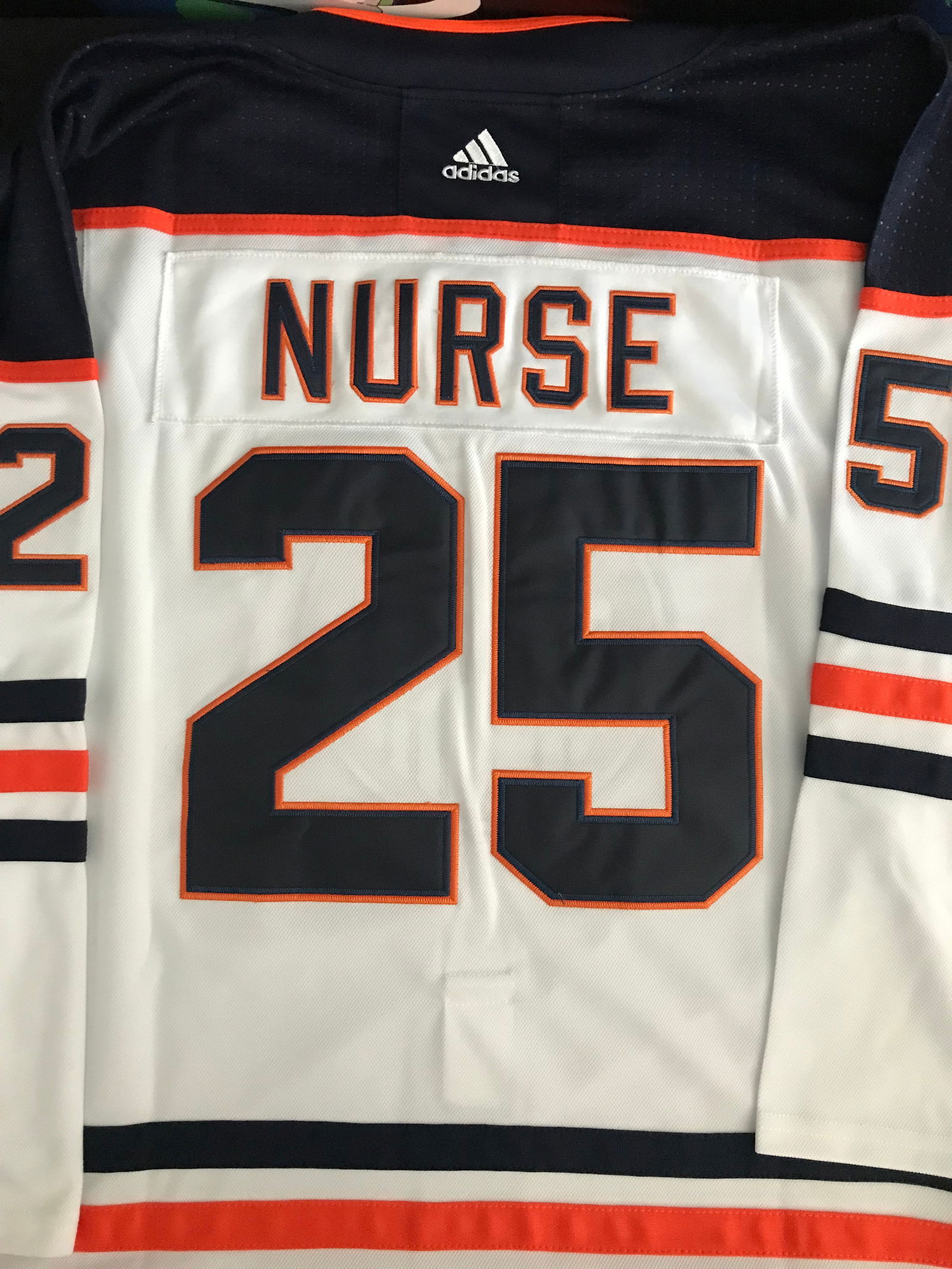 DARNELL NURSE ADIDAS PRO EDMONTON OILERS JERSY: Prices are in Canadian dollars
