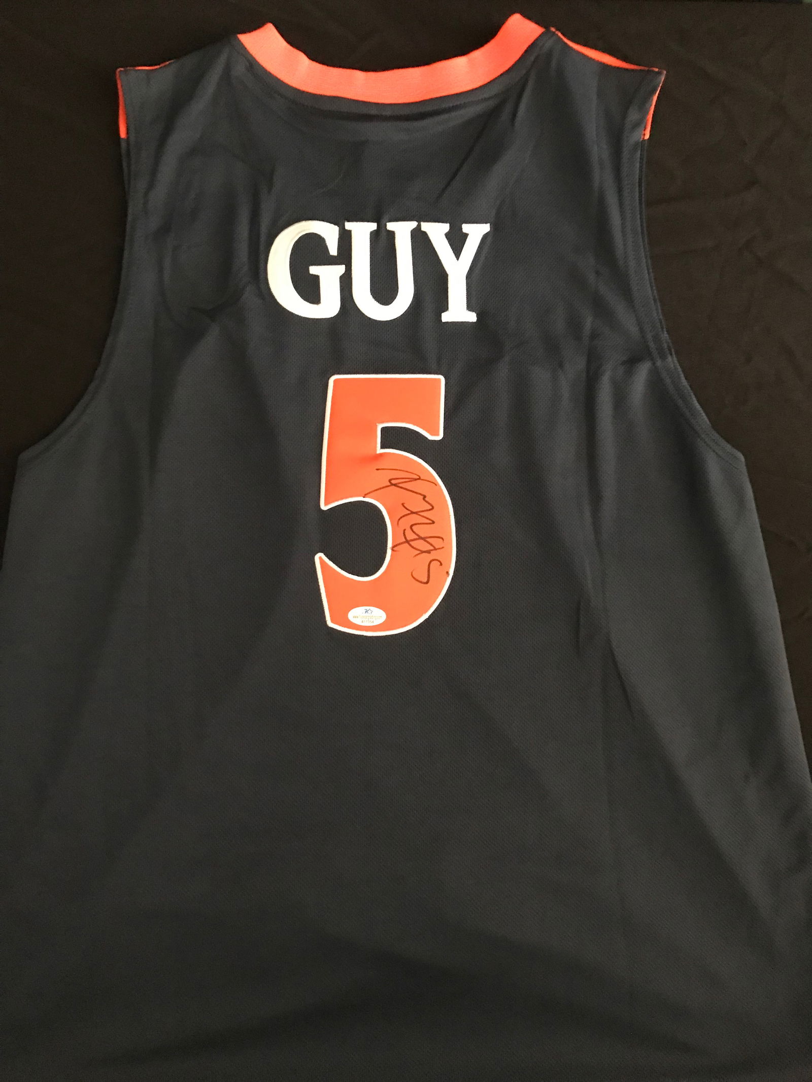 KYLE GUY SIGNED VIRGINIA BASKETBALL JERSEY (5 STAR COA) (1 of 3)