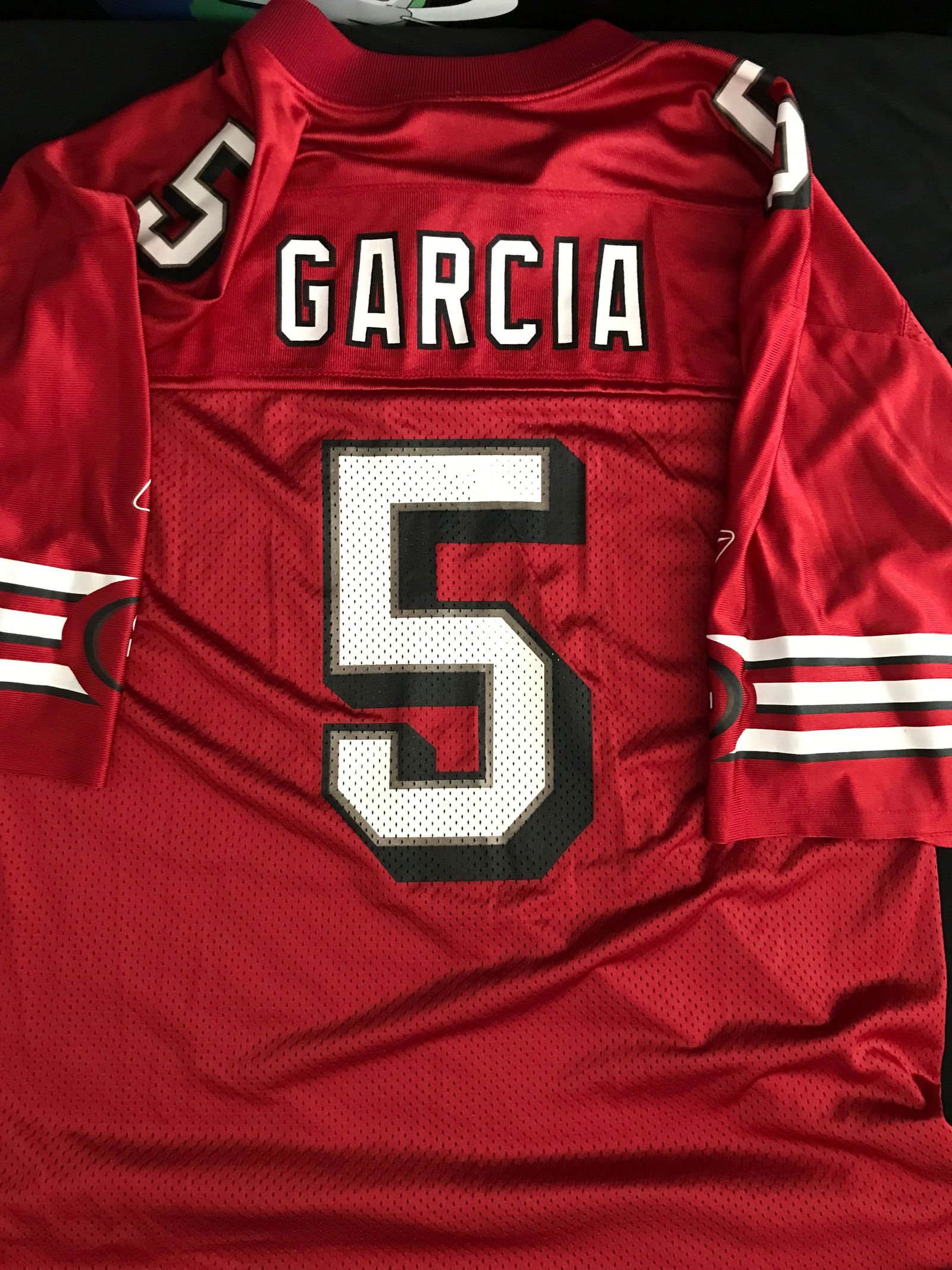 JEFF GARCIA SAN FRANCISCO 49ERS REEBOK JERSEY: Prices are in Canadian dollars