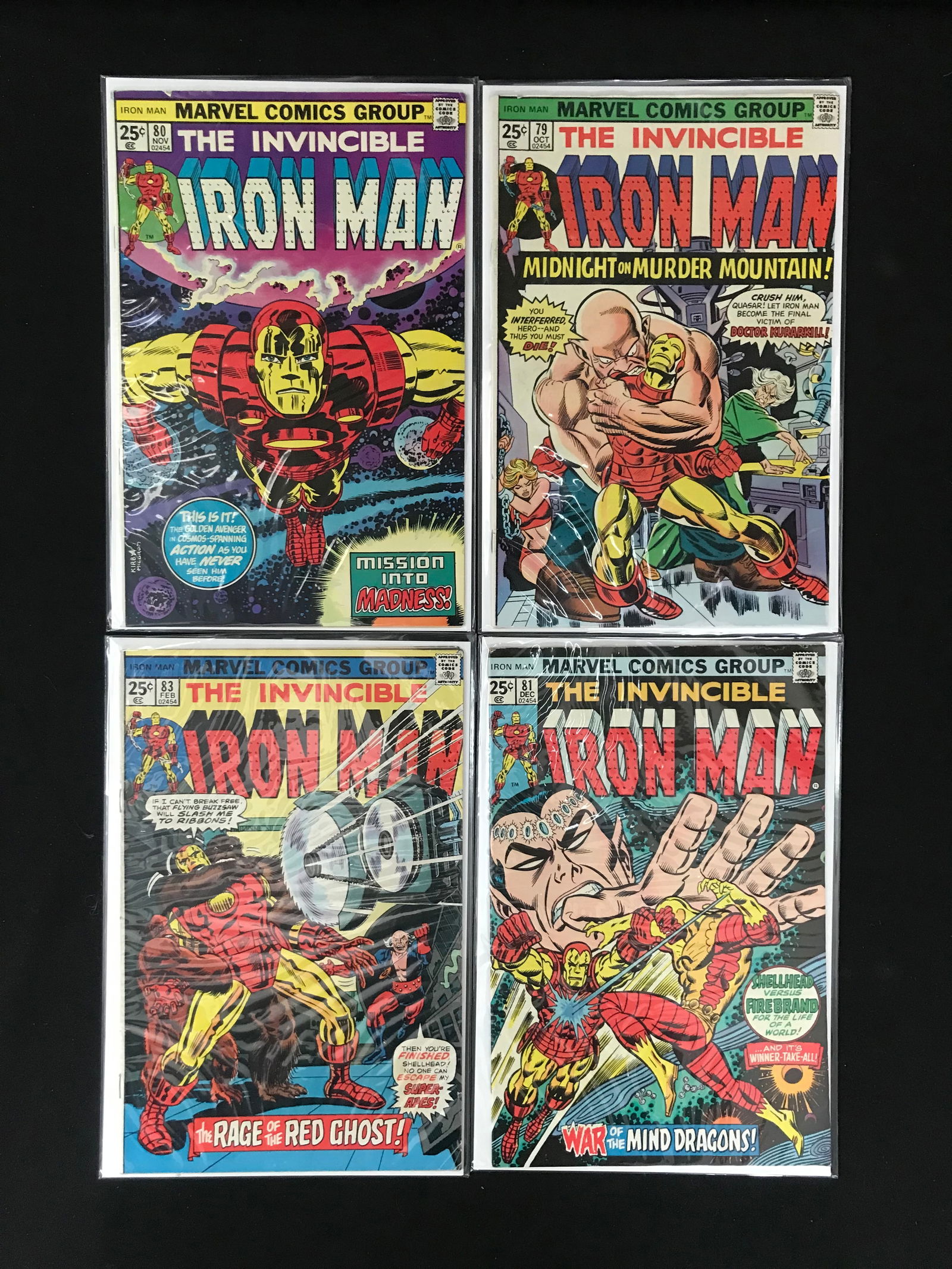LOT OF 4 IRON MAN COMICS (MARVEL COMICS) (1 of 1)