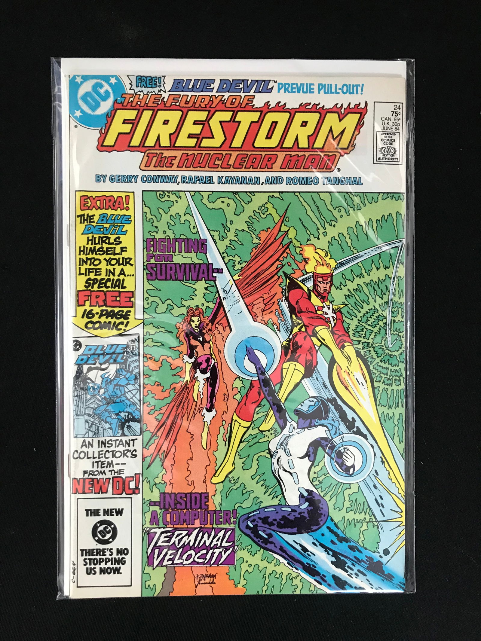 DC COMICS NO.24 THE FURY OF FIRESTORM THE NUCLEAR MAN (1 of 1)