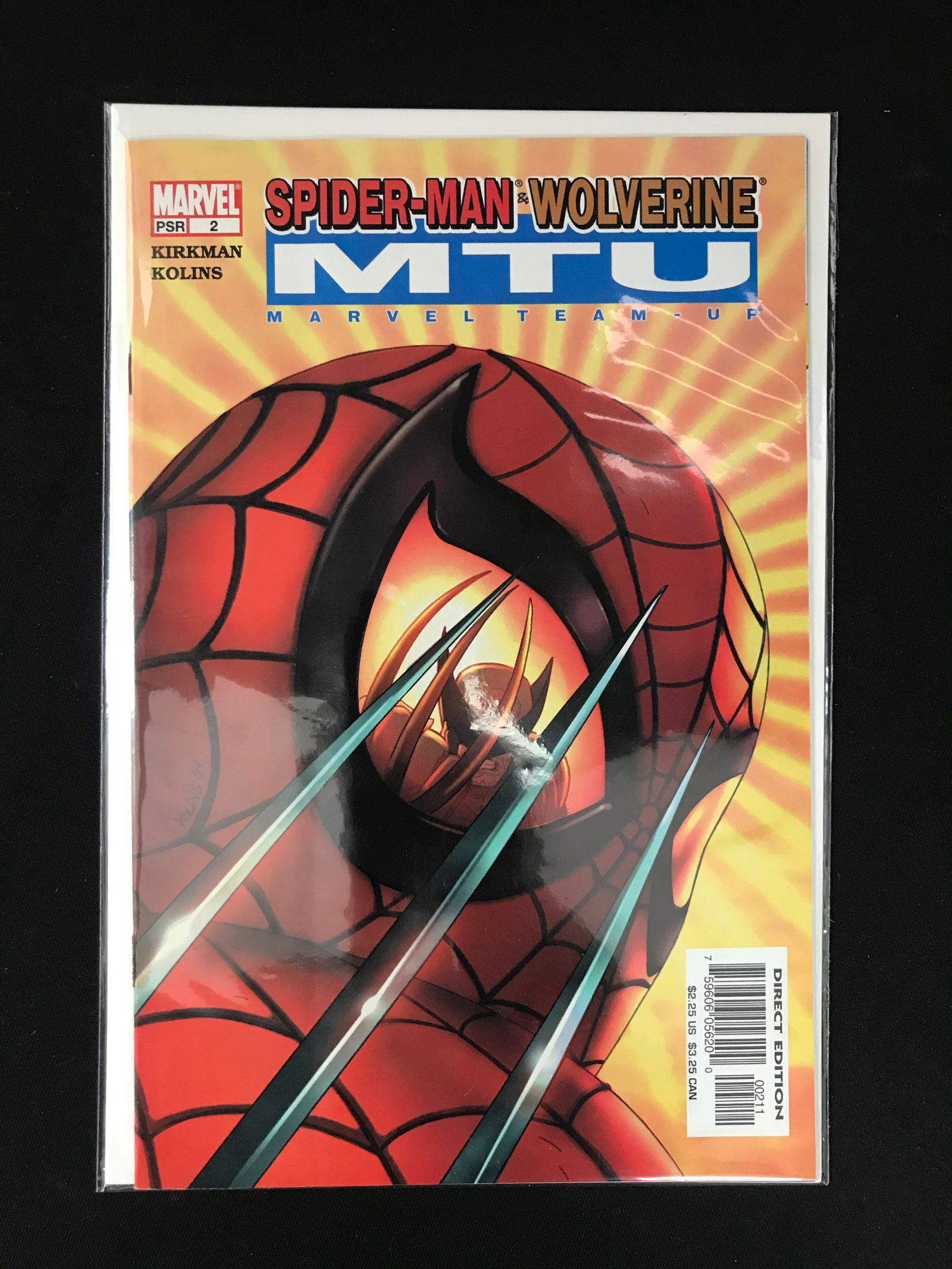MARVEL COMICS NO.2 SPIDERMAN AND WOLVERINE MTU (1 of 1)
