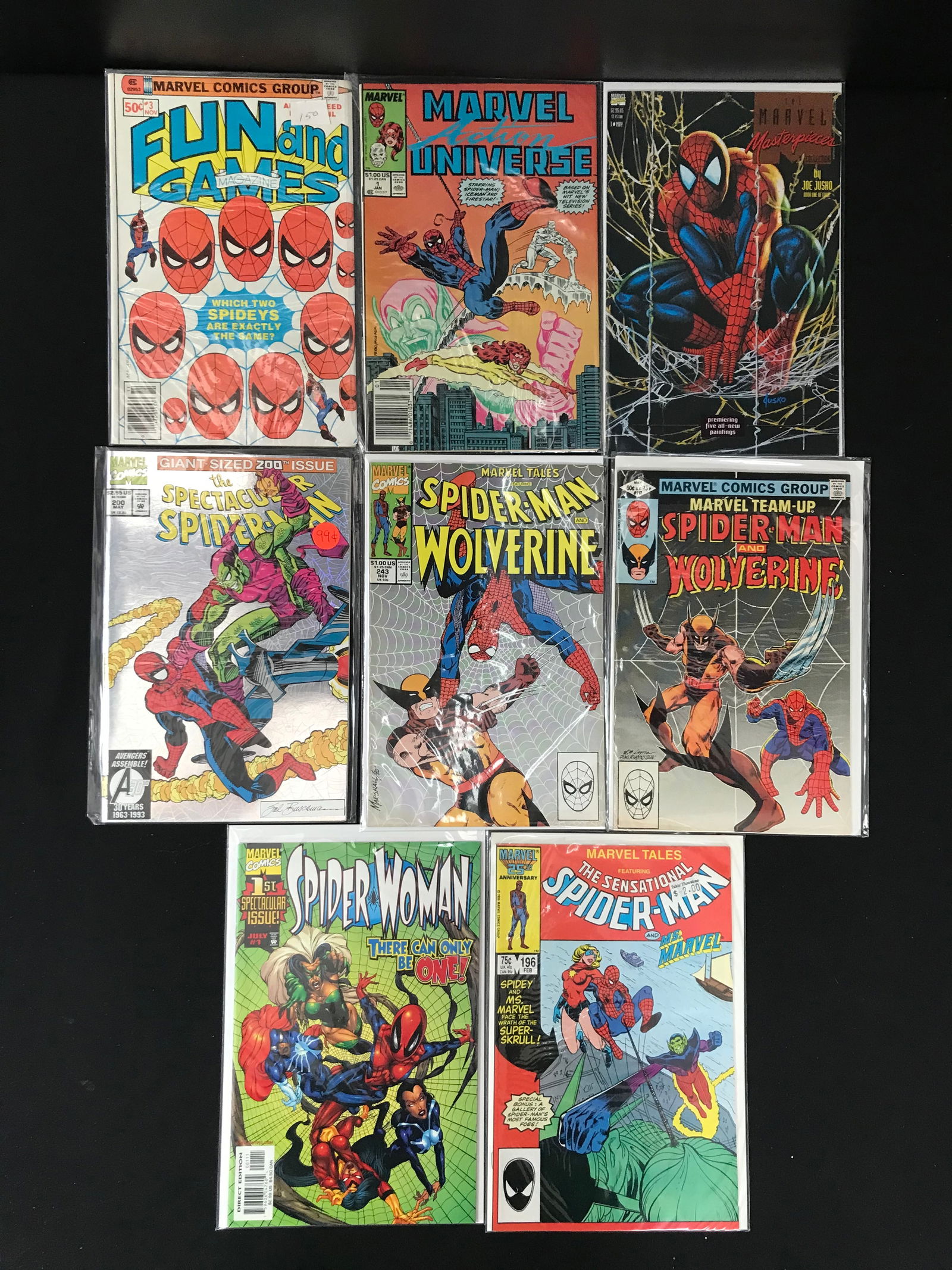 LOT OF 8 COMICS VARIOUS TITLES (MARVEL COMICS) (1 of 1)