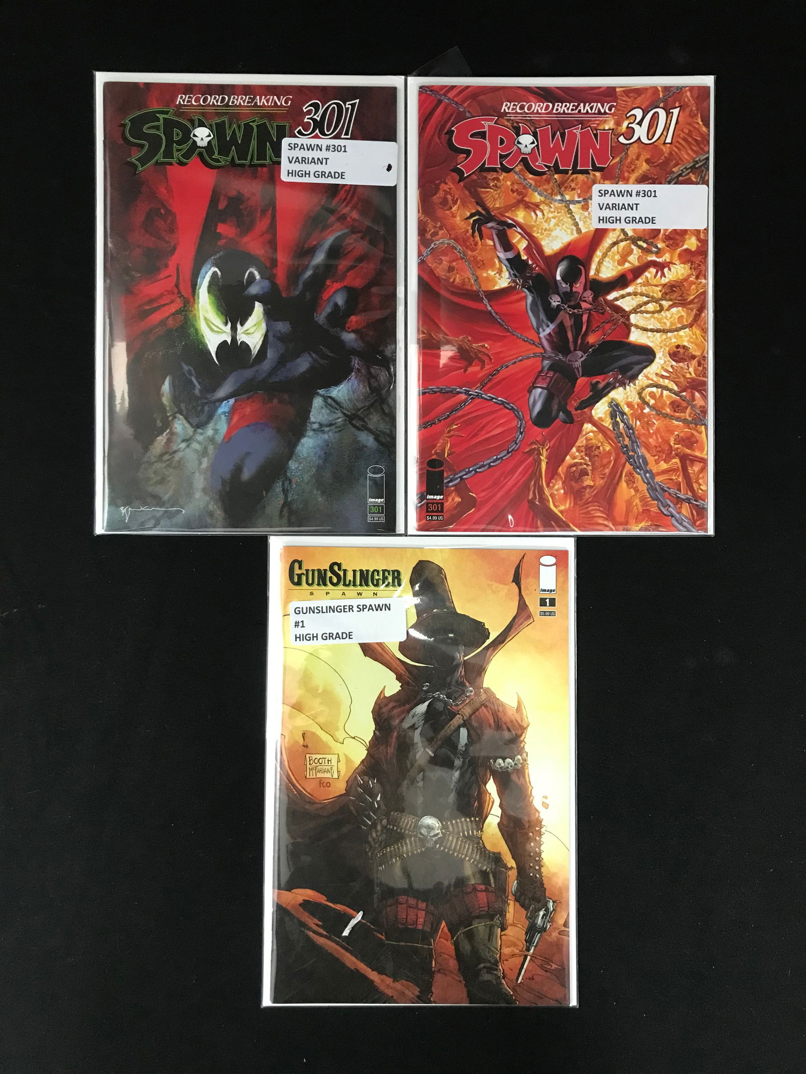 LOT OF 3 SPAWN COMICS (IMAGE COMICS) (1 of 1)