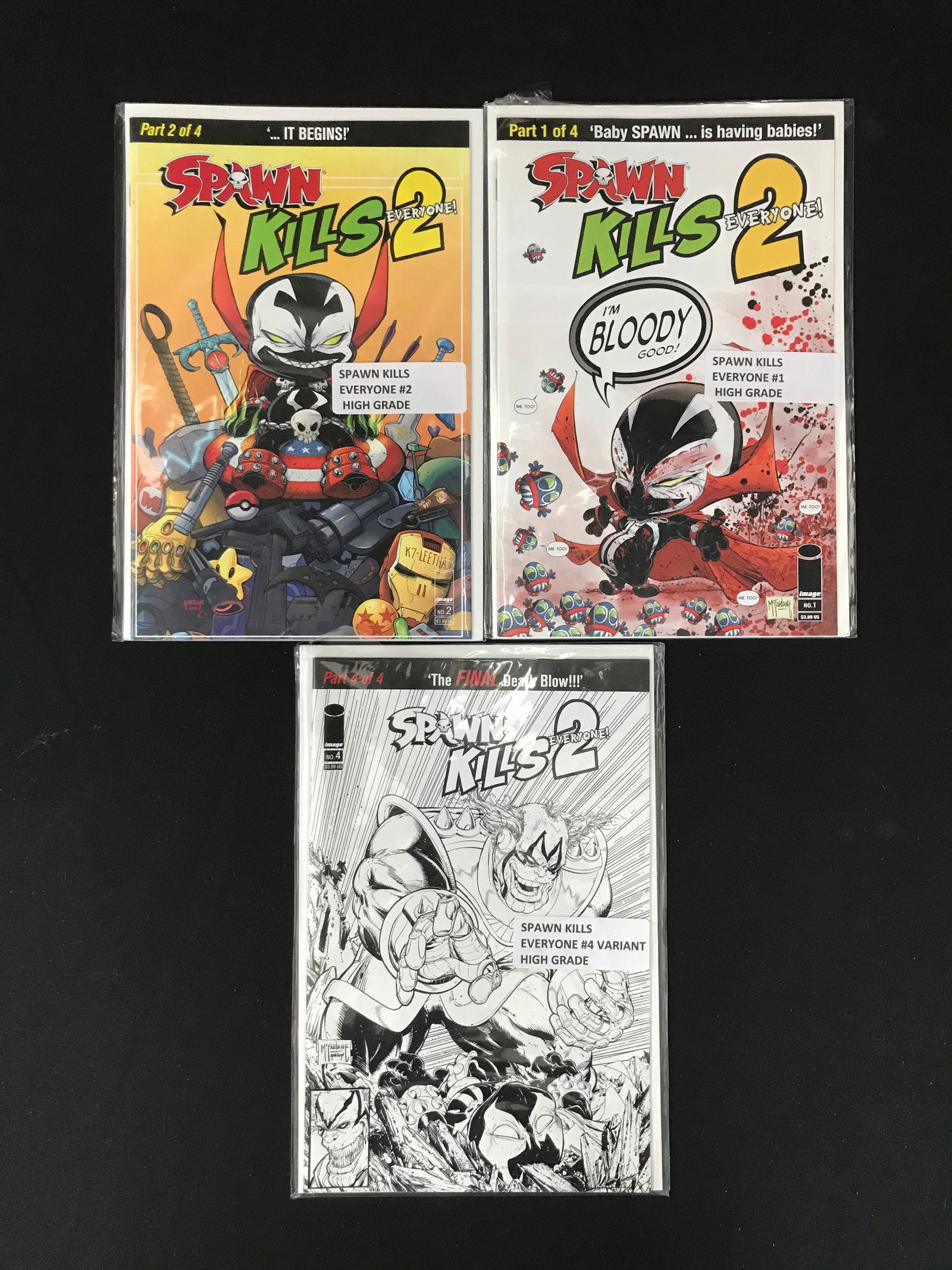 LOT OF 3 SPAWN COMICS (IMAGE COMICS) (1 of 1)