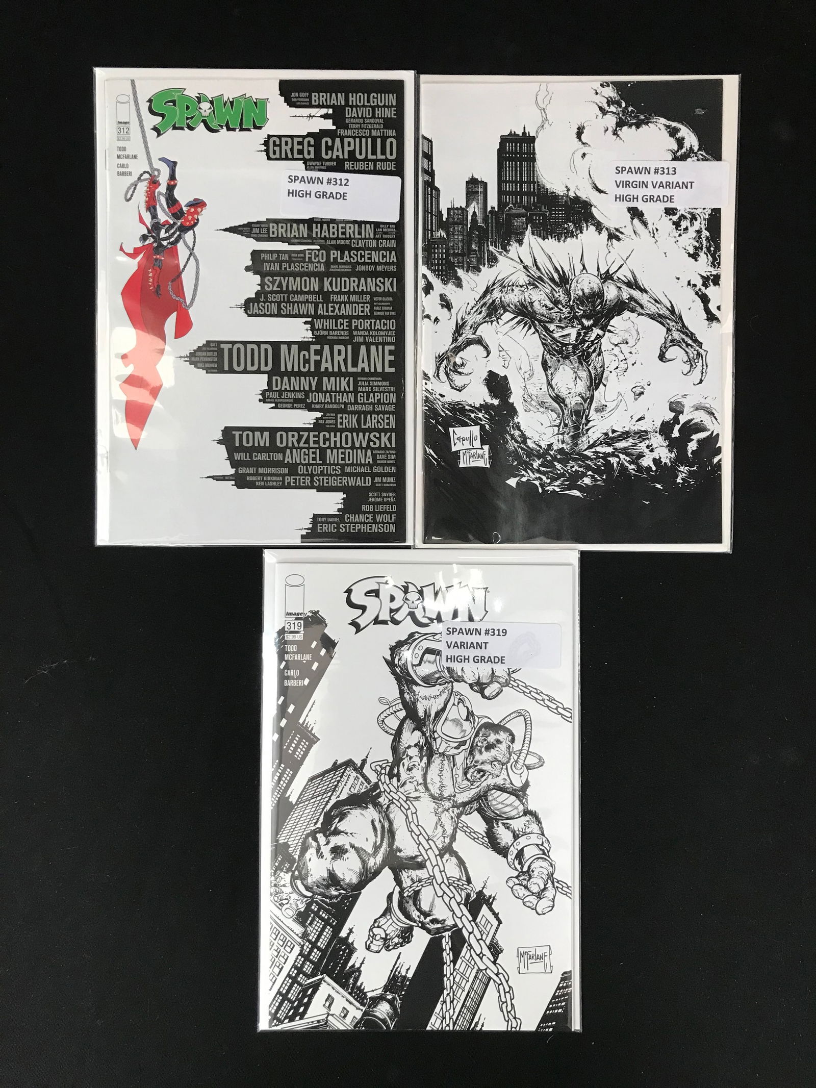 LOT OF 3 SPAWN COMICS (IMAGE COMICS) (1 of 1)